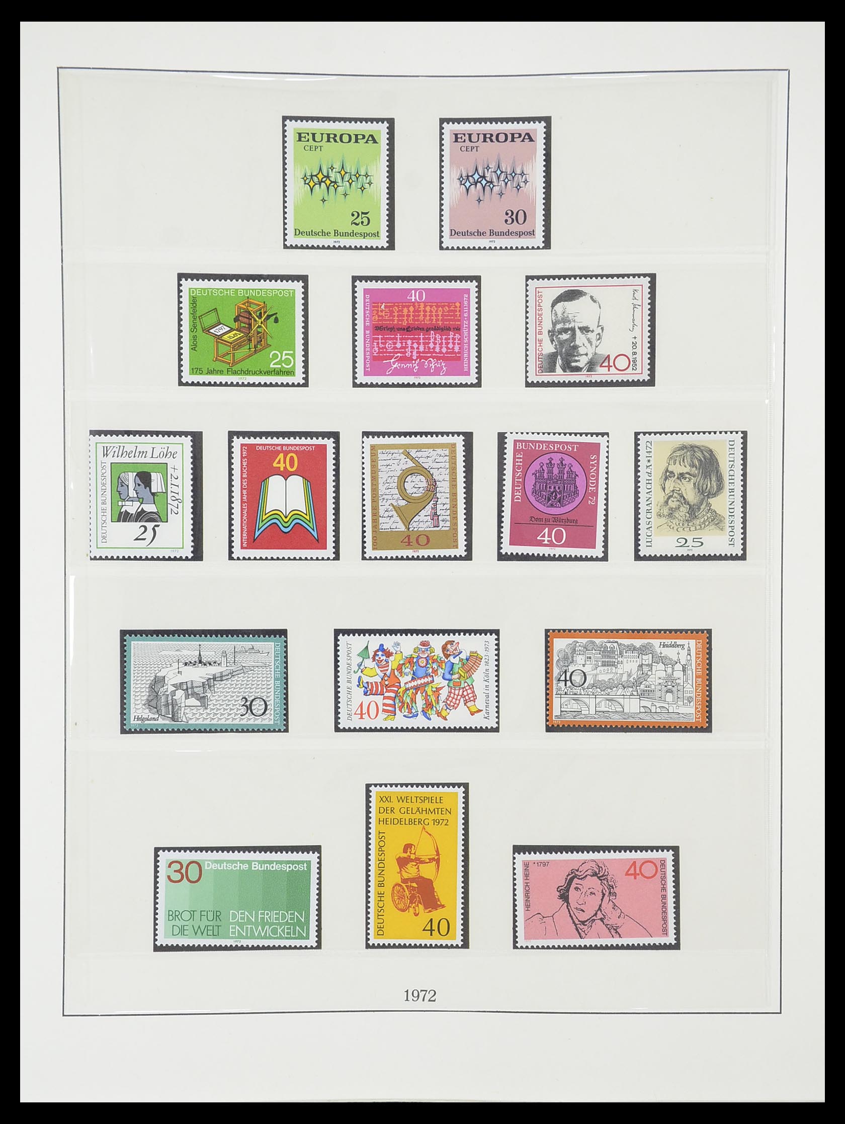 33856 057 - Postzegelverzameling 33856 Bundespost 1949-1977.