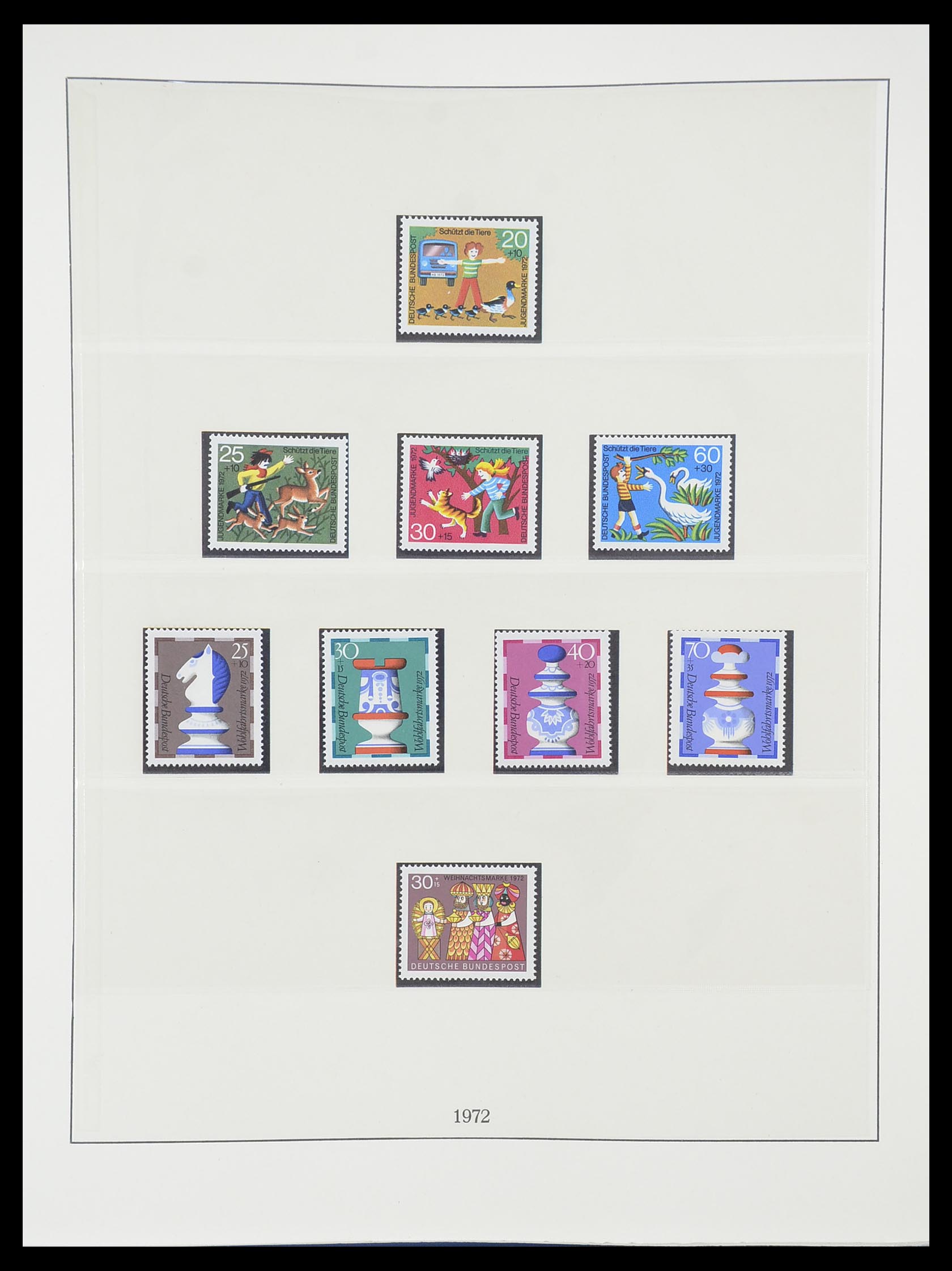 33856 058 - Postzegelverzameling 33856 Bundespost 1949-1977.