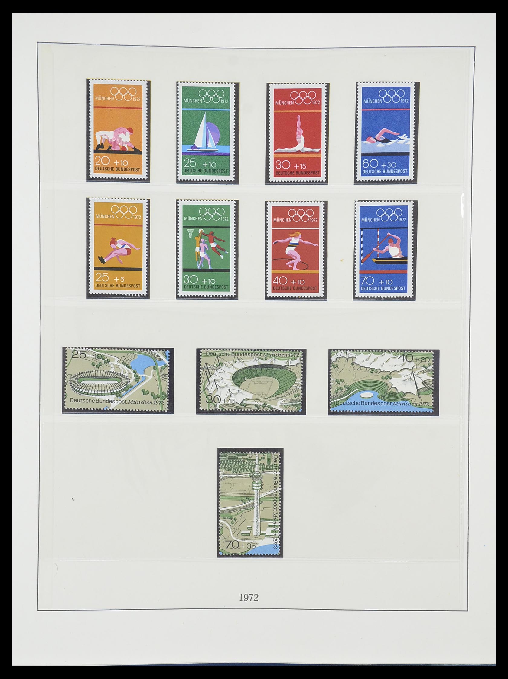 33856 060 - Postzegelverzameling 33856 Bundespost 1949-1977.