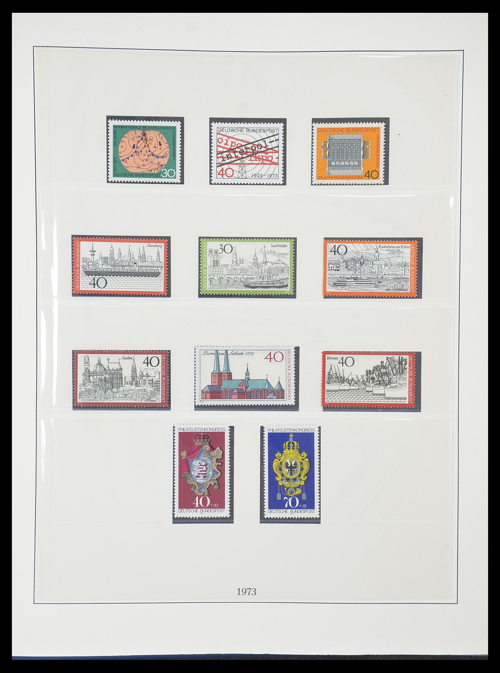 33856 064 - Postzegelverzameling 33856 Bundespost 1949-1977.