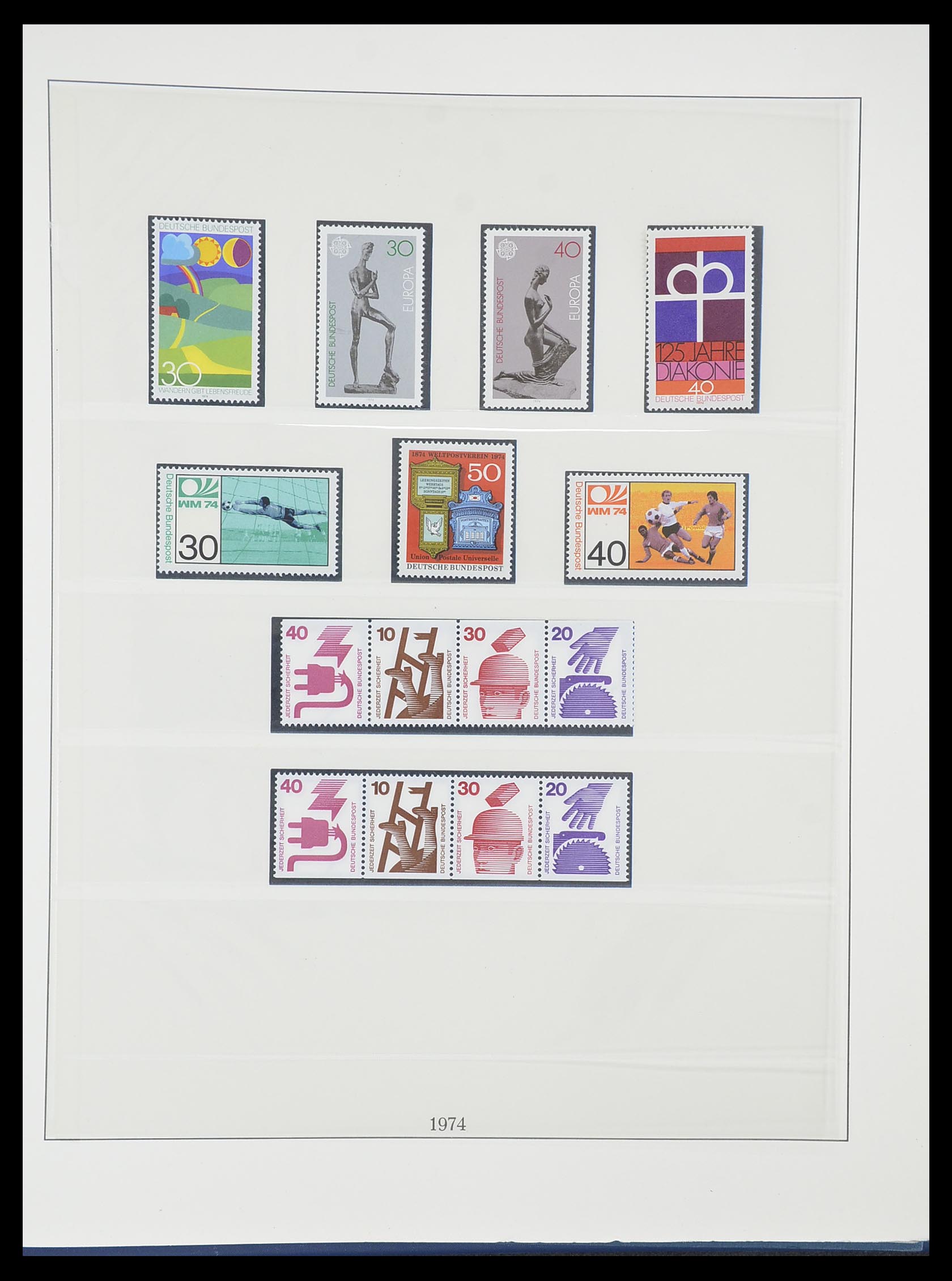 33856 070 - Stamp collection 33856 Bundespost 1949-1977.