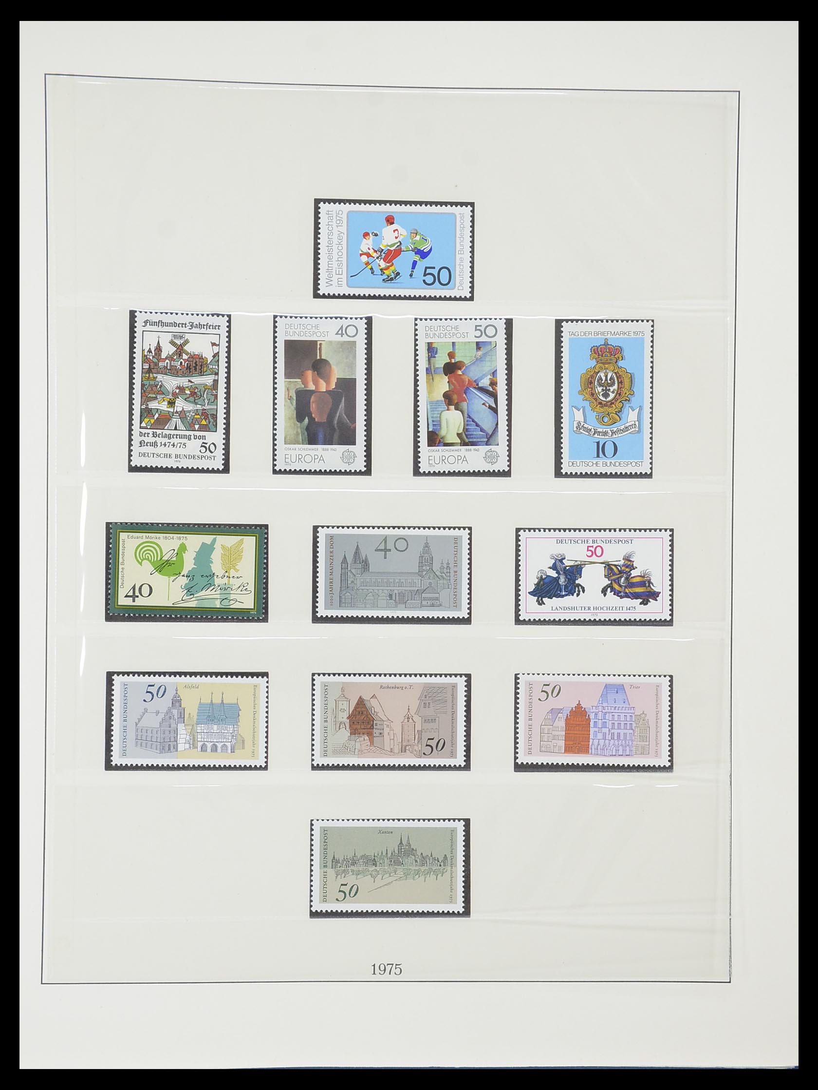 33856 073 - Stamp collection 33856 Bundespost 1949-1977.