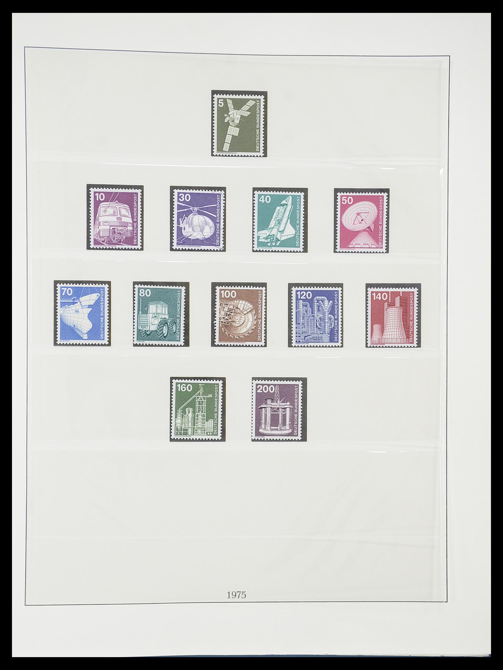 33856 075 - Postzegelverzameling 33856 Bundespost 1949-1977.