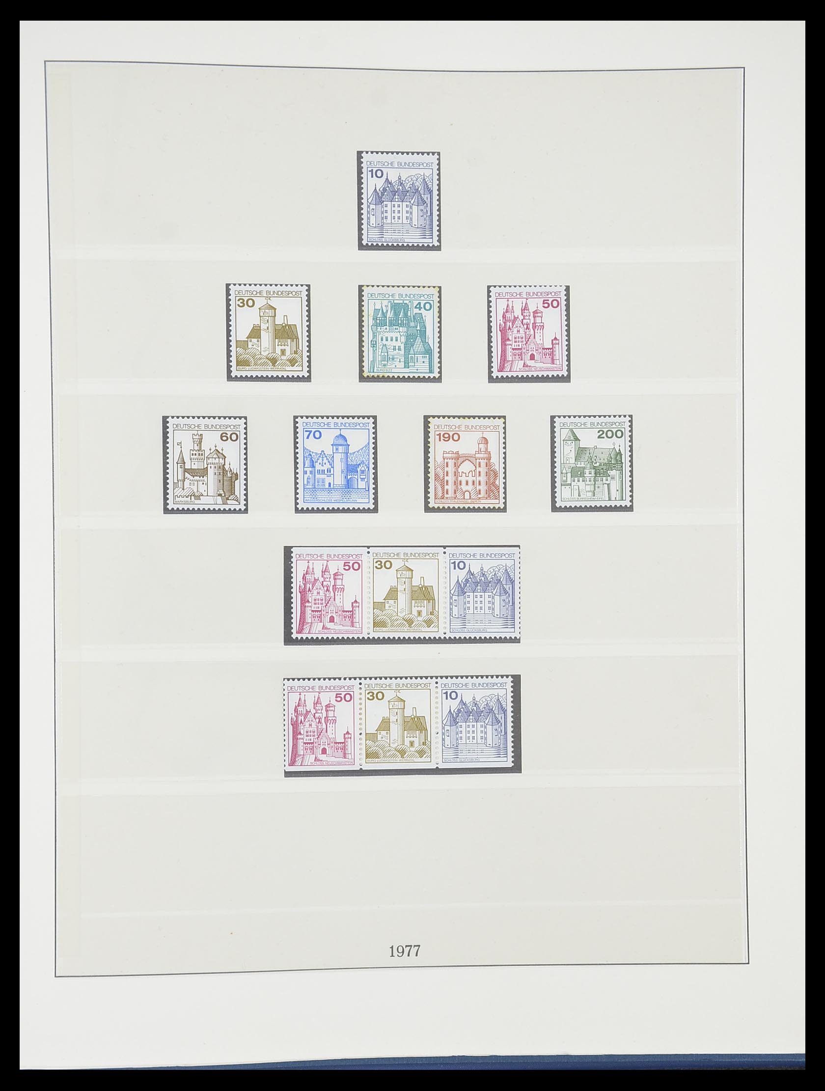 33856 076 - Postzegelverzameling 33856 Bundespost 1949-1977.