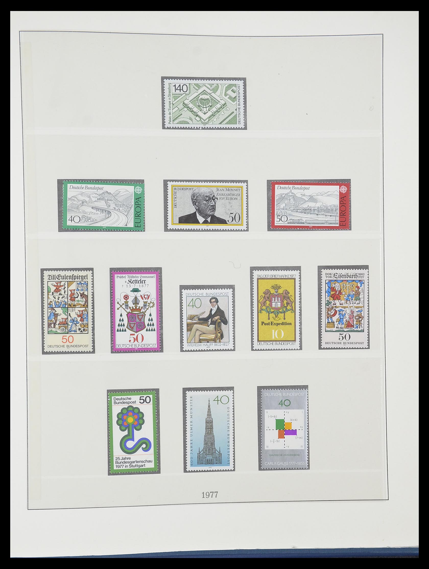 33856 077 - Postzegelverzameling 33856 Bundespost 1949-1977.