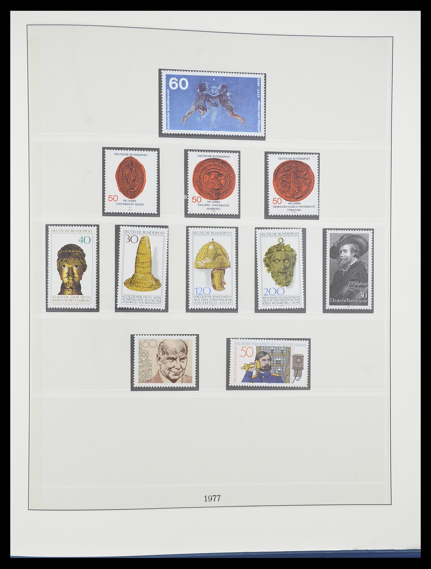 33856 080 - Postzegelverzameling 33856 Bundespost 1949-1977.