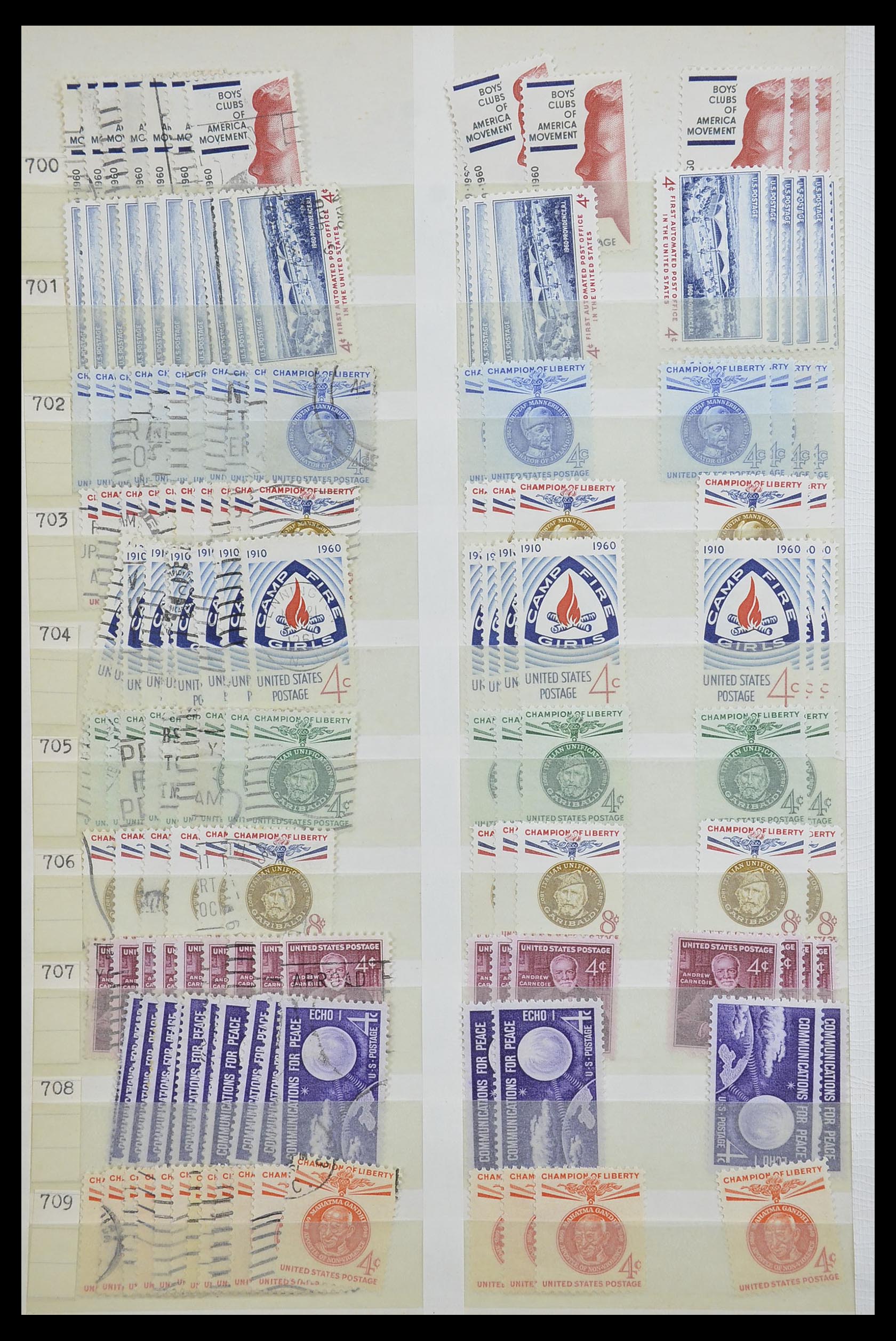 33857 004 - Stamp collection 33857 USA 1959-1988.