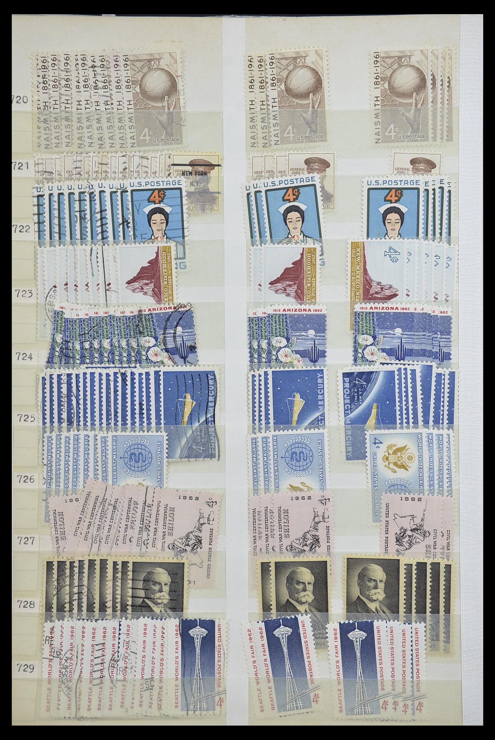 33857 006 - Stamp collection 33857 USA 1959-1988.