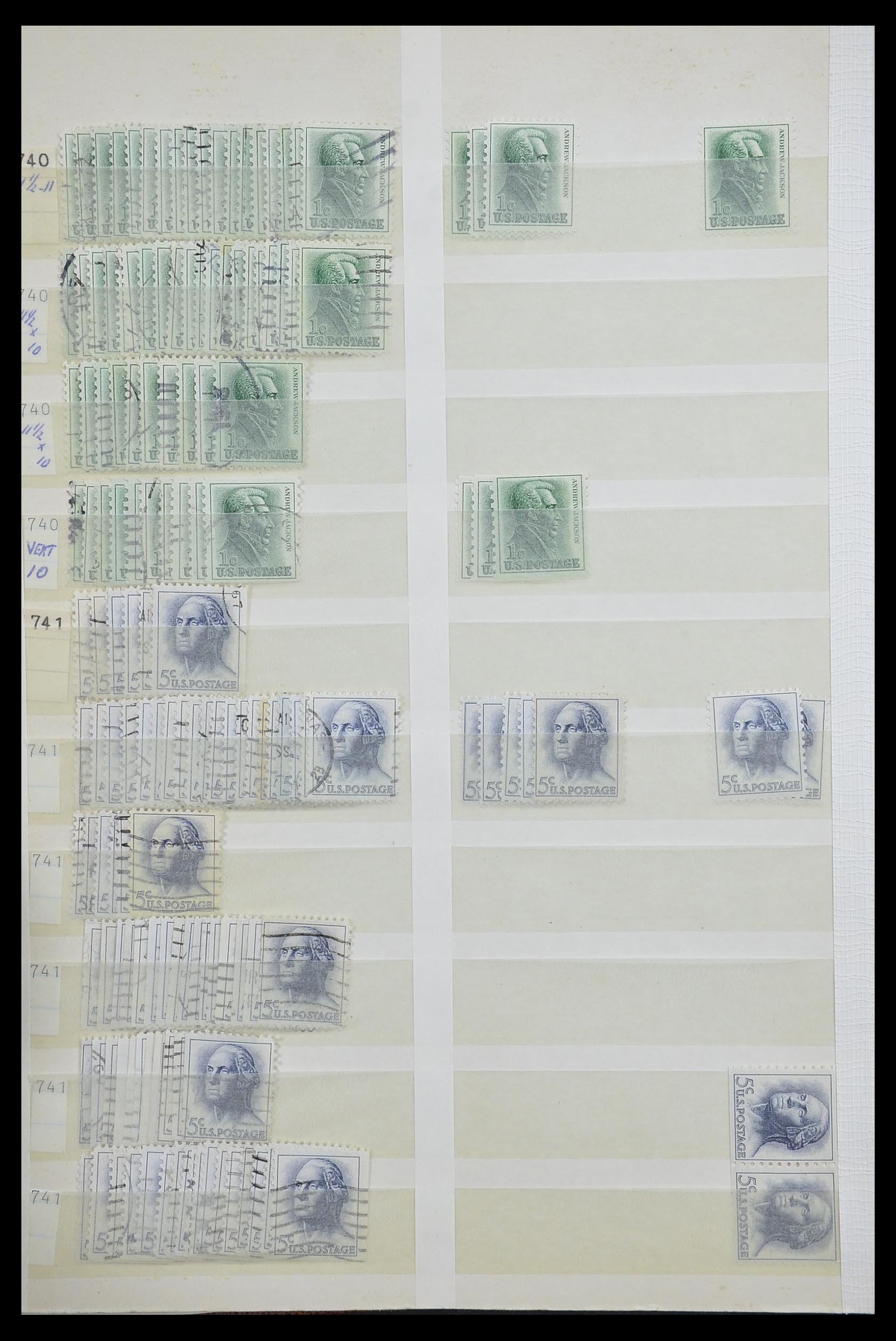 33857 008 - Stamp collection 33857 USA 1959-1988.