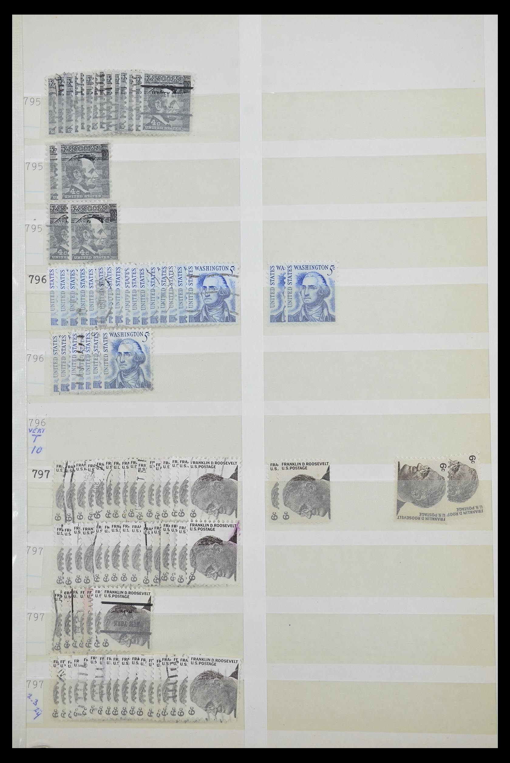 33857 015 - Stamp collection 33857 USA 1959-1988.