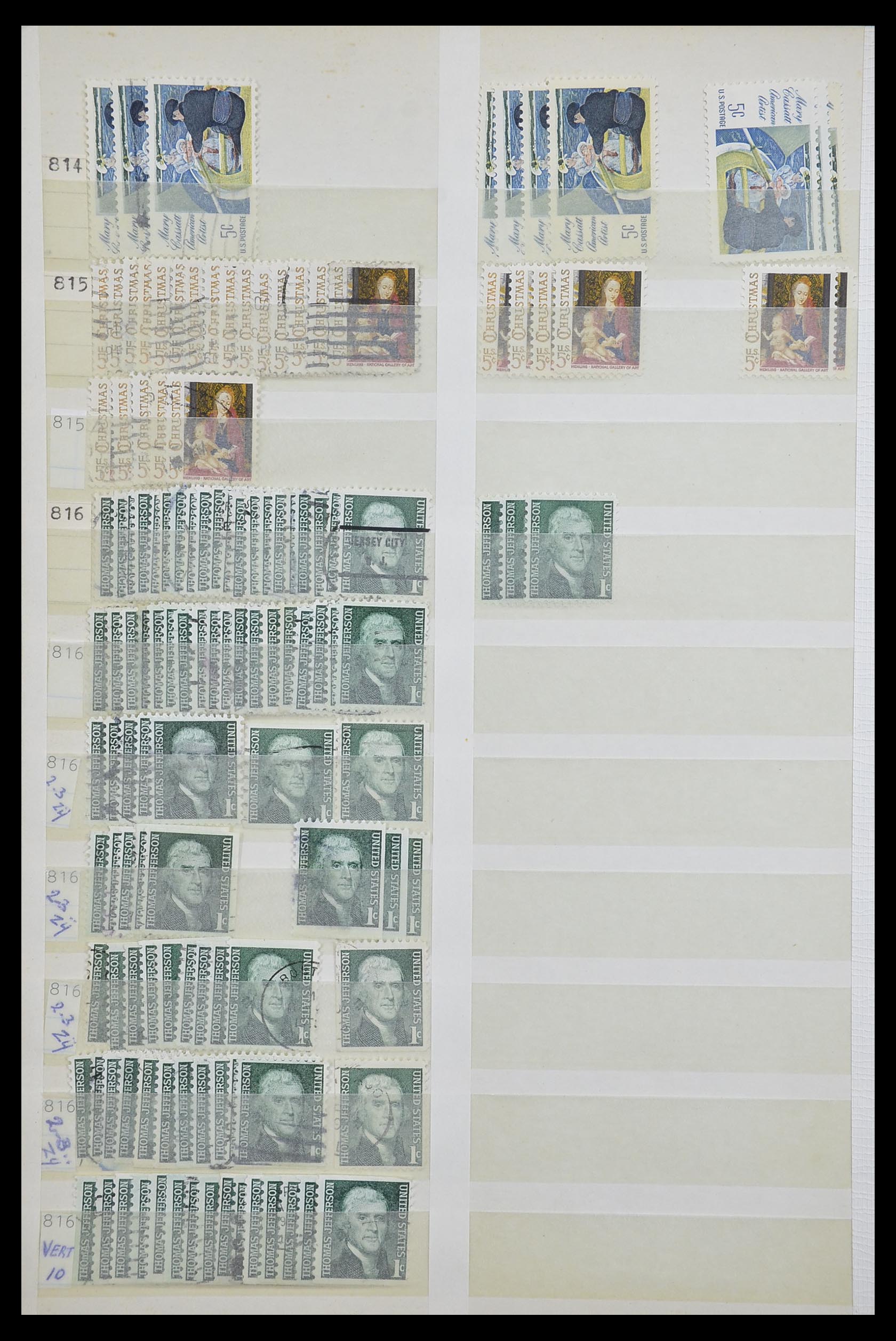 33857 018 - Stamp collection 33857 USA 1959-1988.