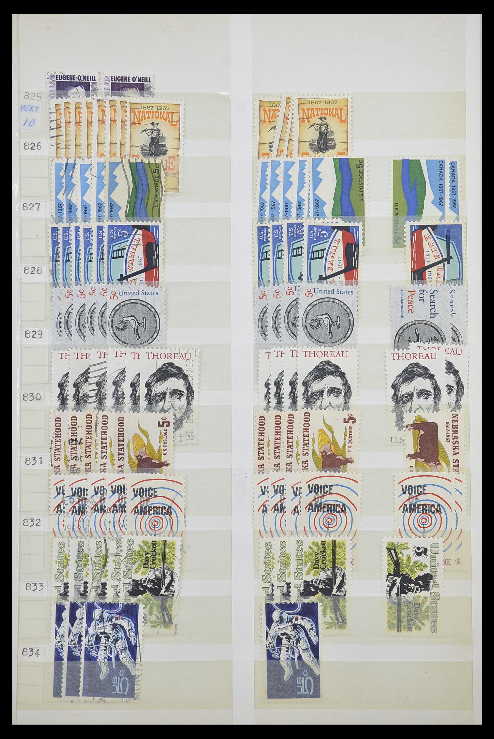 33857 021 - Stamp collection 33857 USA 1959-1988.
