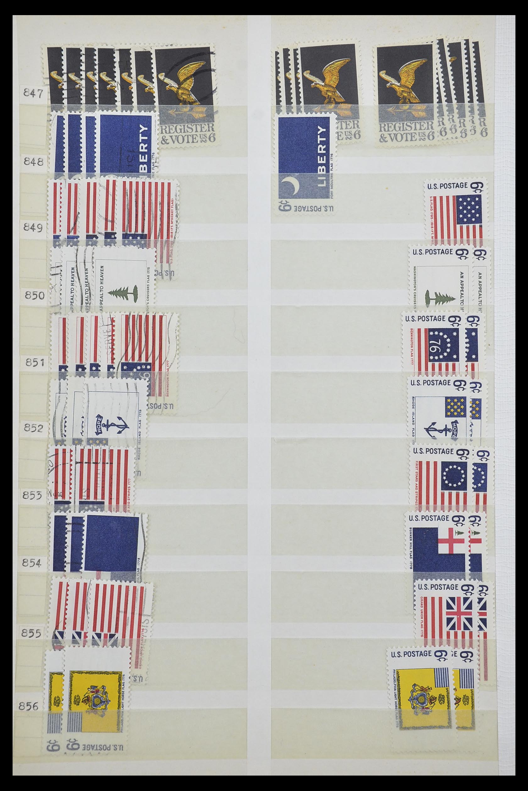33857 024 - Stamp collection 33857 USA 1959-1988.