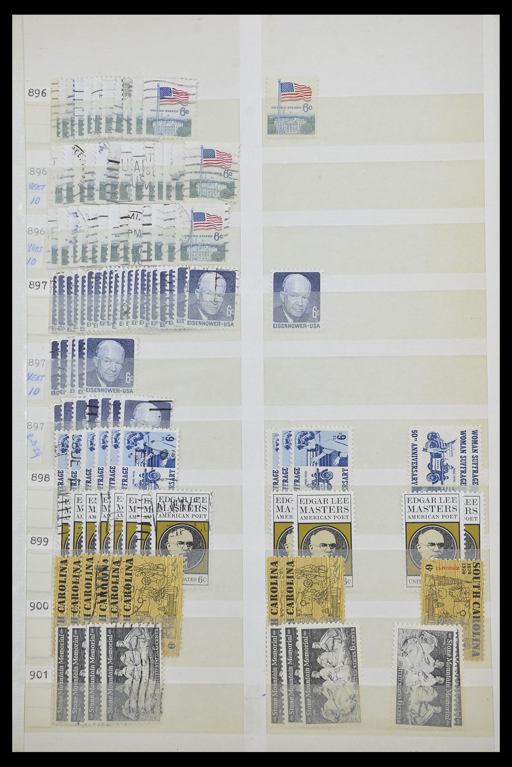 33857 029 - Stamp collection 33857 USA 1959-1988.