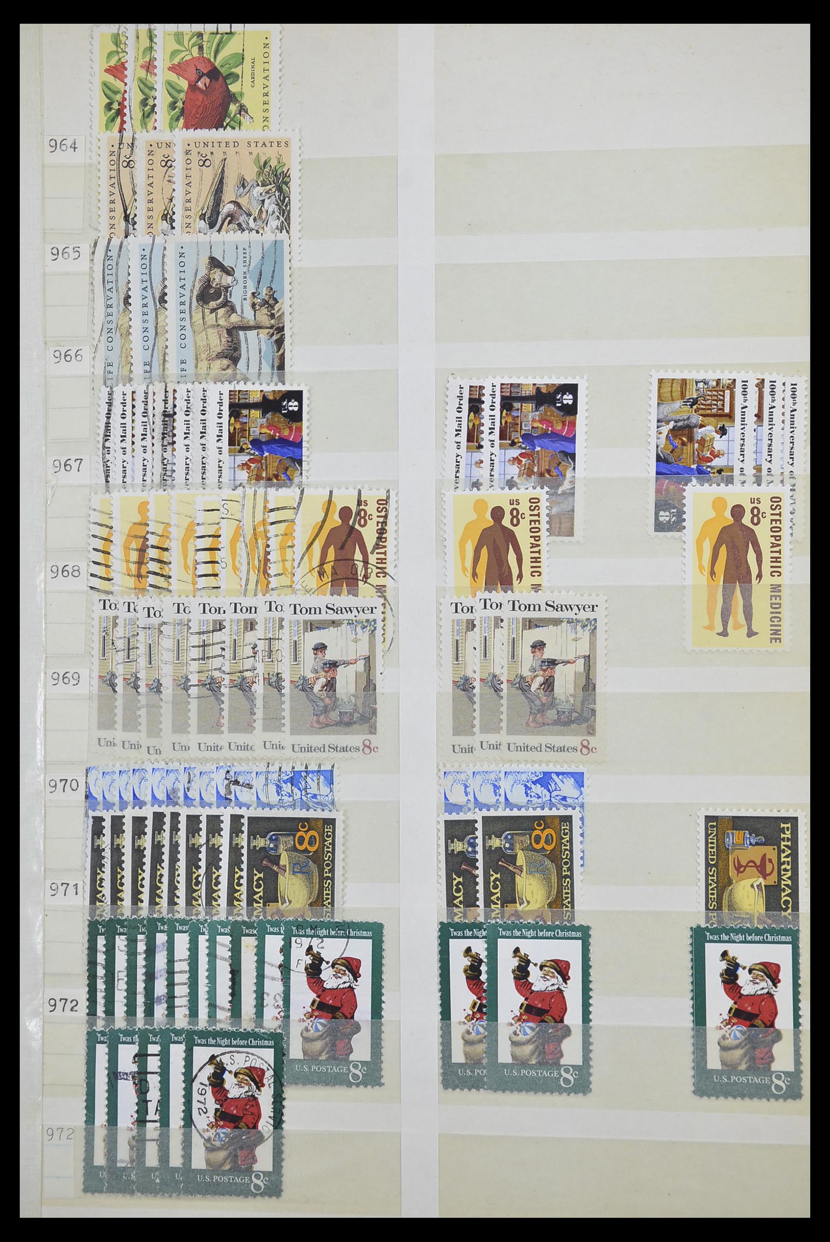 33857 037 - Stamp collection 33857 USA 1959-1988.