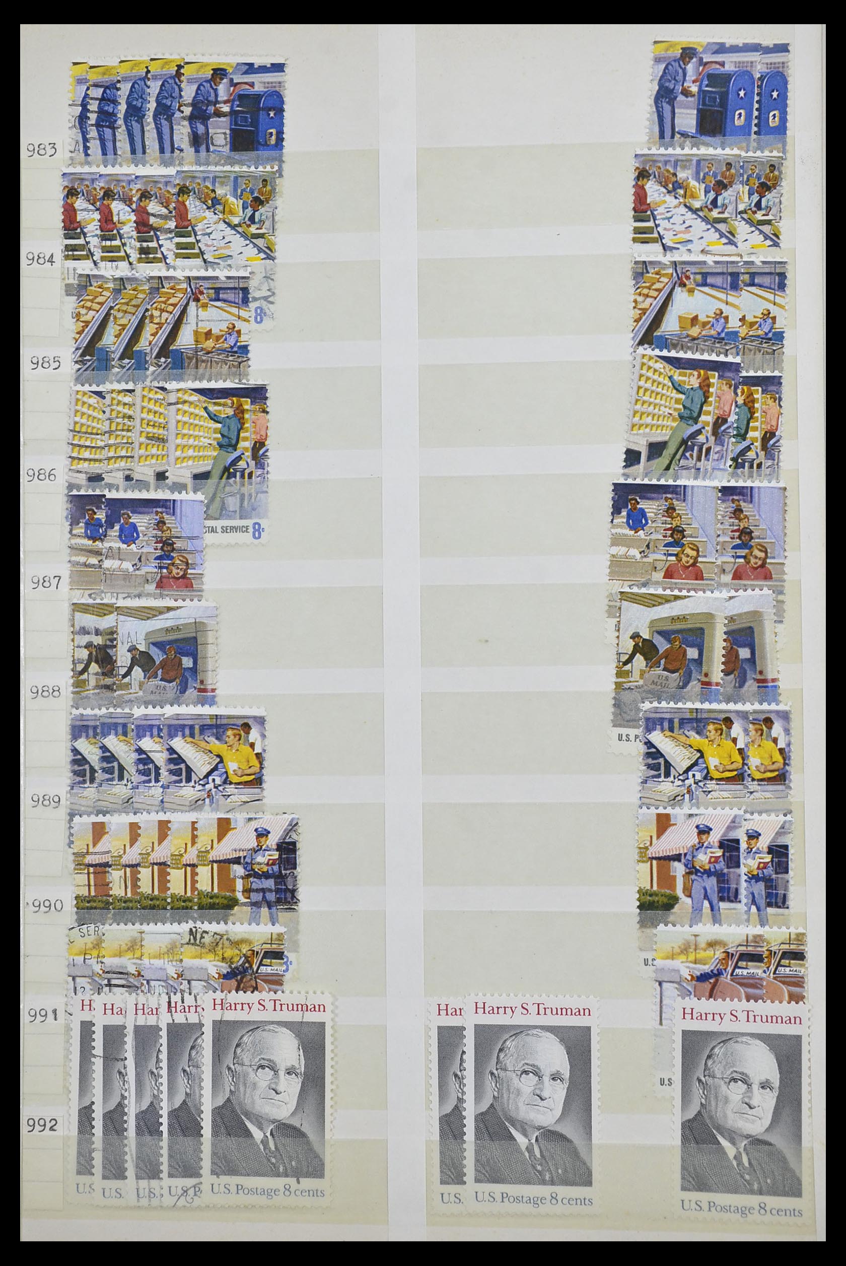 33857 039 - Stamp collection 33857 USA 1959-1988.