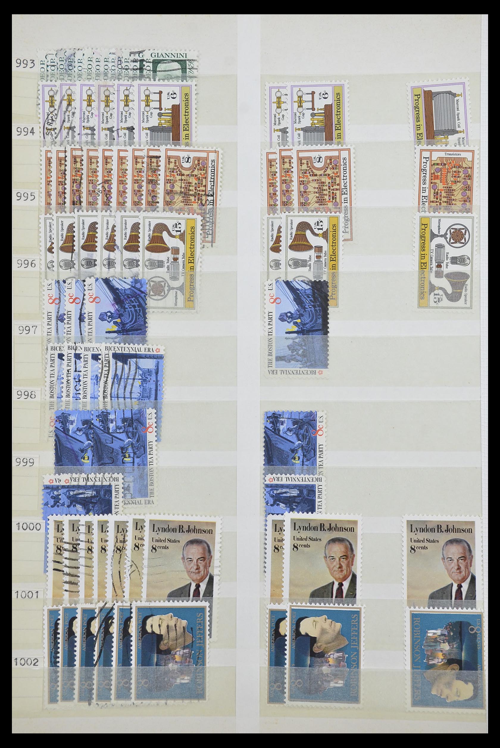 33857 040 - Stamp collection 33857 USA 1959-1988.