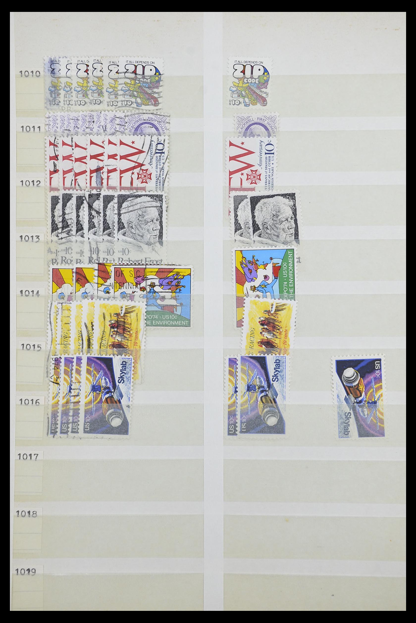 33857 042 - Stamp collection 33857 USA 1959-1988.