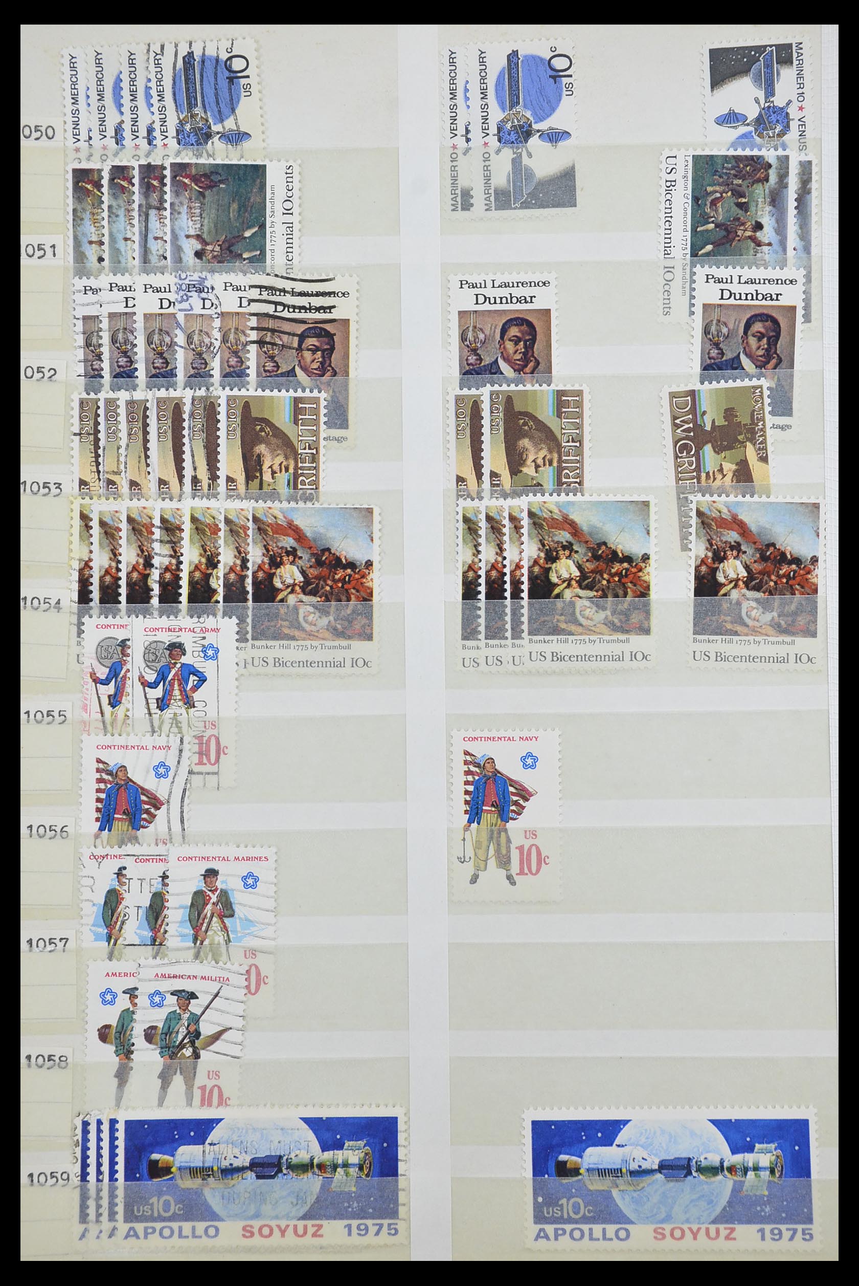 33857 046 - Stamp collection 33857 USA 1959-1988.