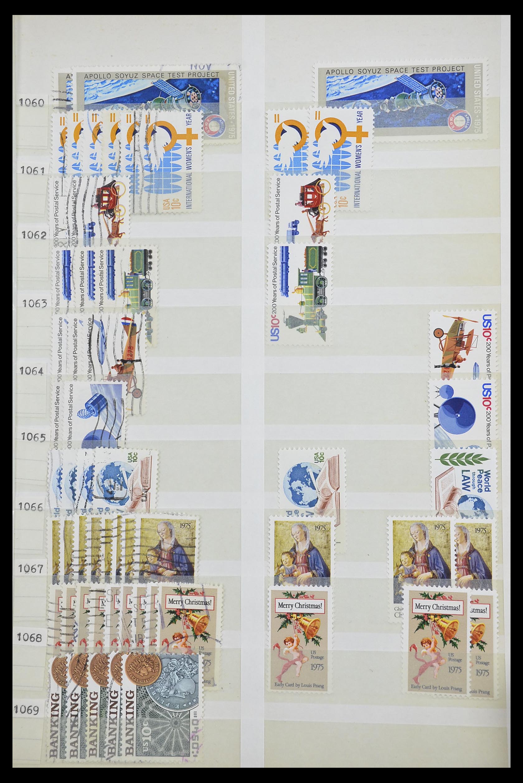 33857 047 - Stamp collection 33857 USA 1959-1988.