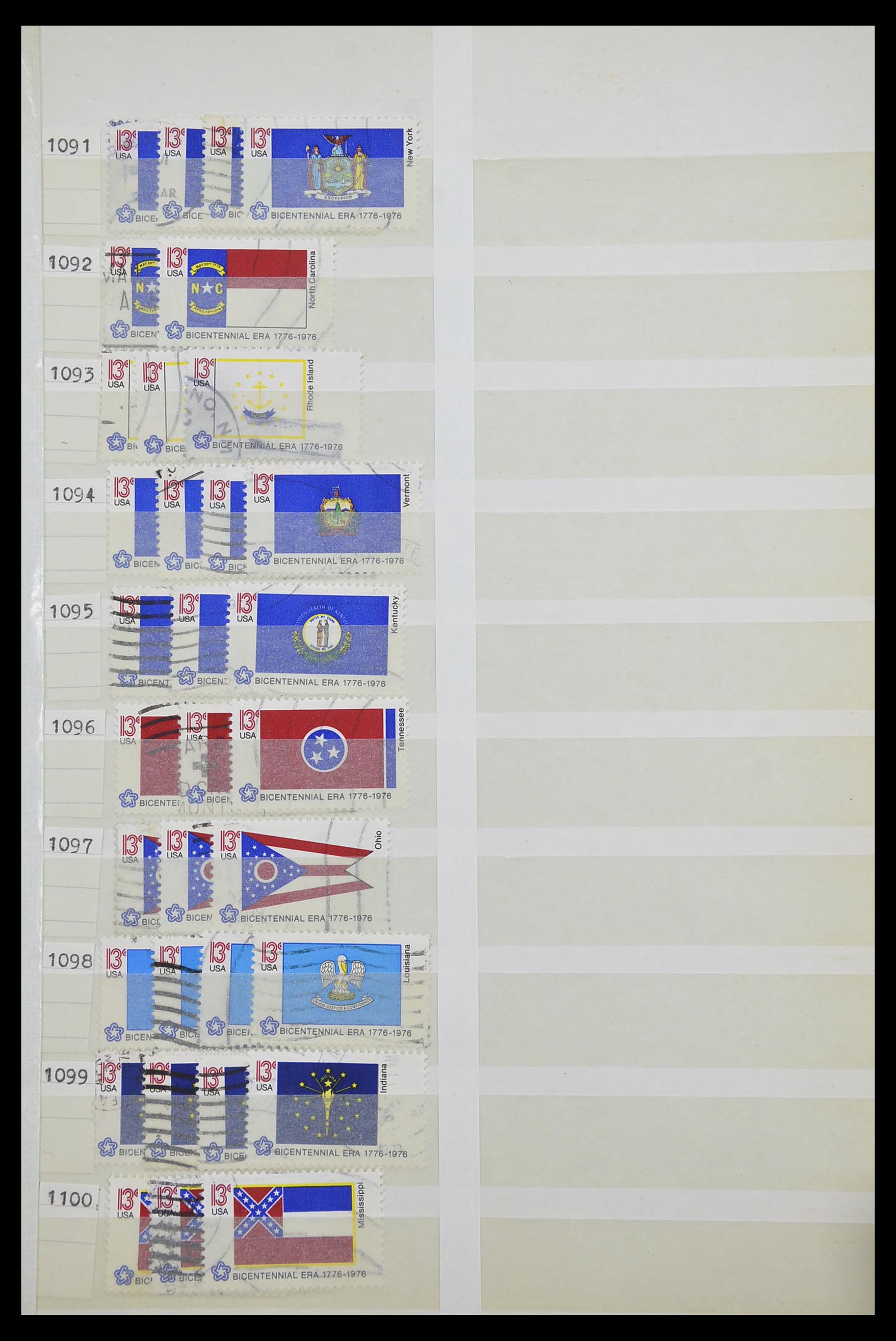 33857 051 - Stamp collection 33857 USA 1959-1988.