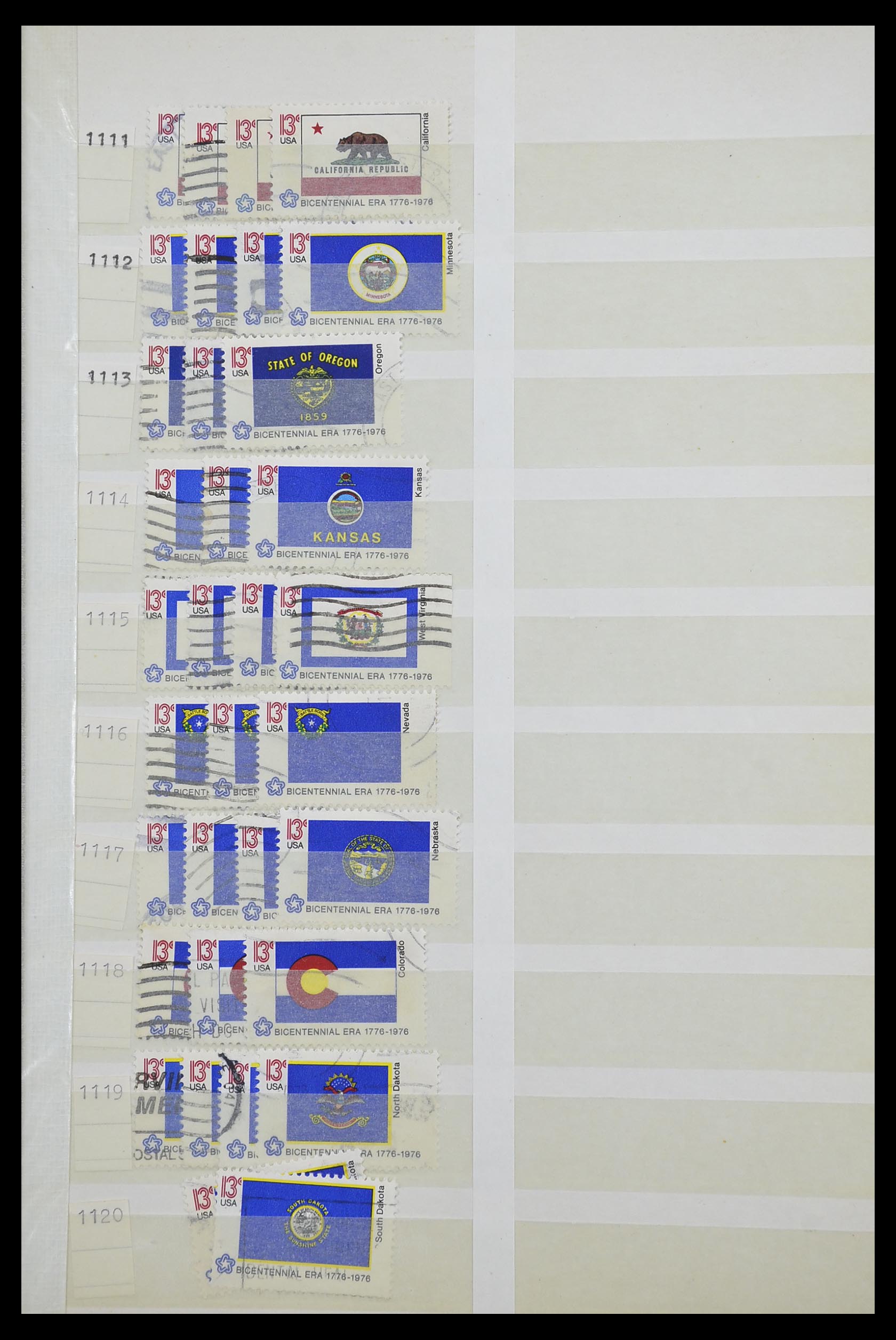 33857 053 - Stamp collection 33857 USA 1959-1988.