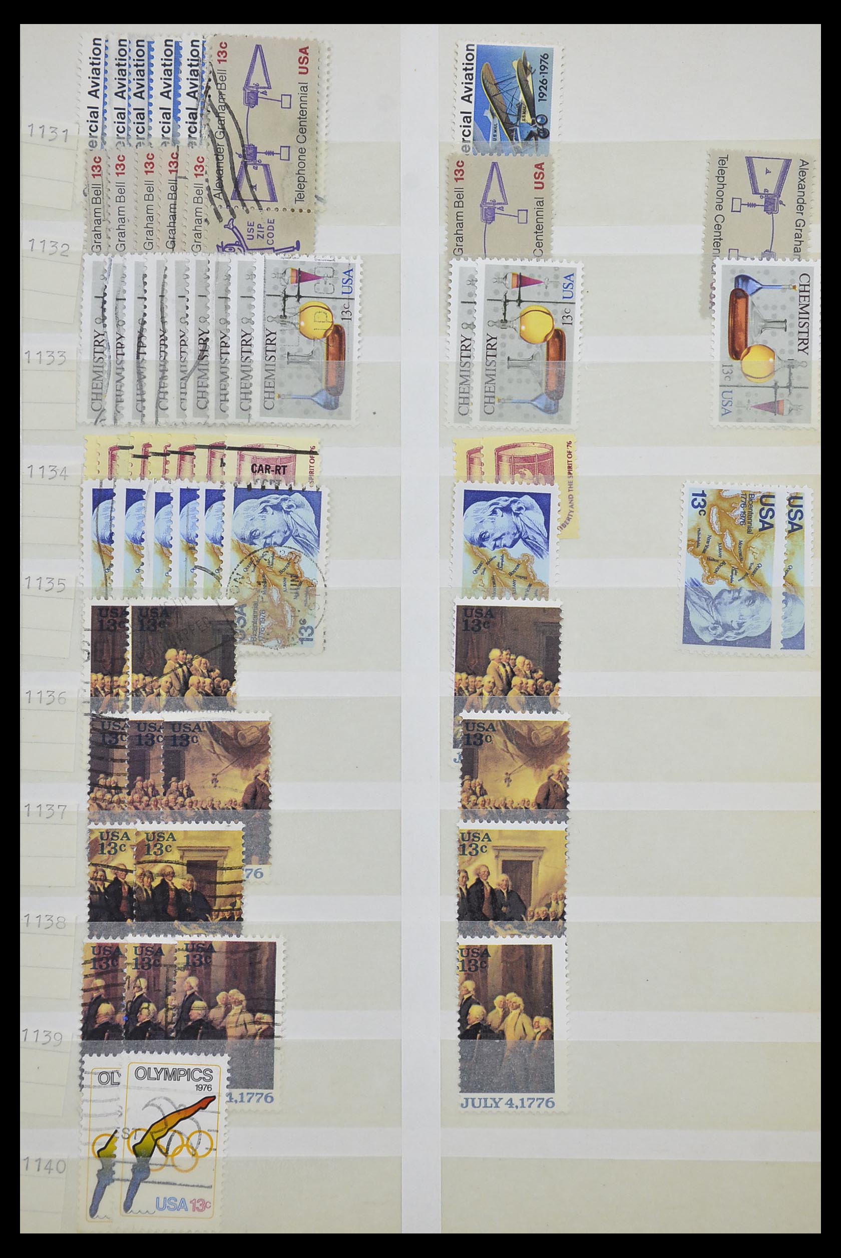 33857 055 - Stamp collection 33857 USA 1959-1988.