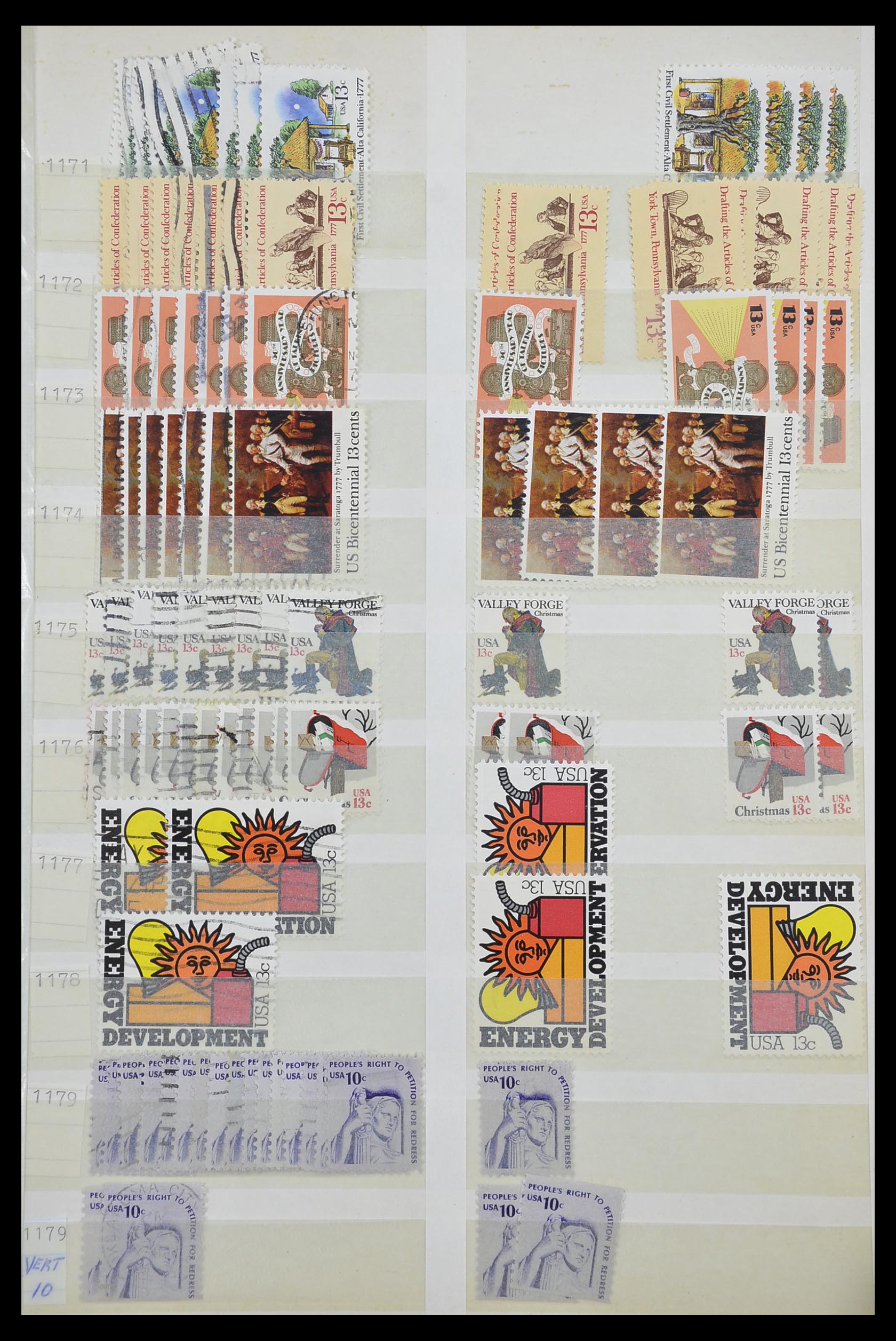 33857 059 - Stamp collection 33857 USA 1959-1988.