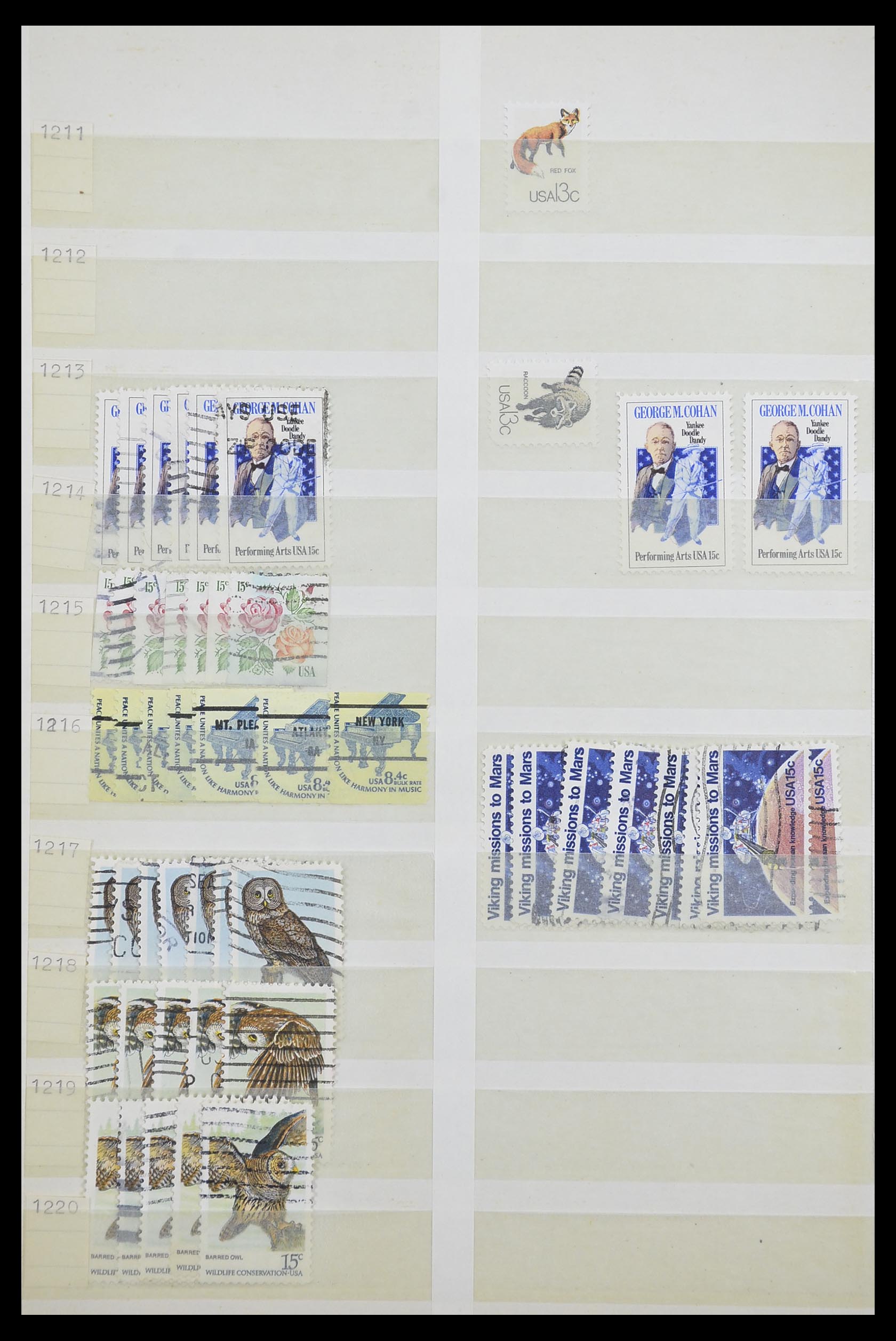 33857 064 - Stamp collection 33857 USA 1959-1988.