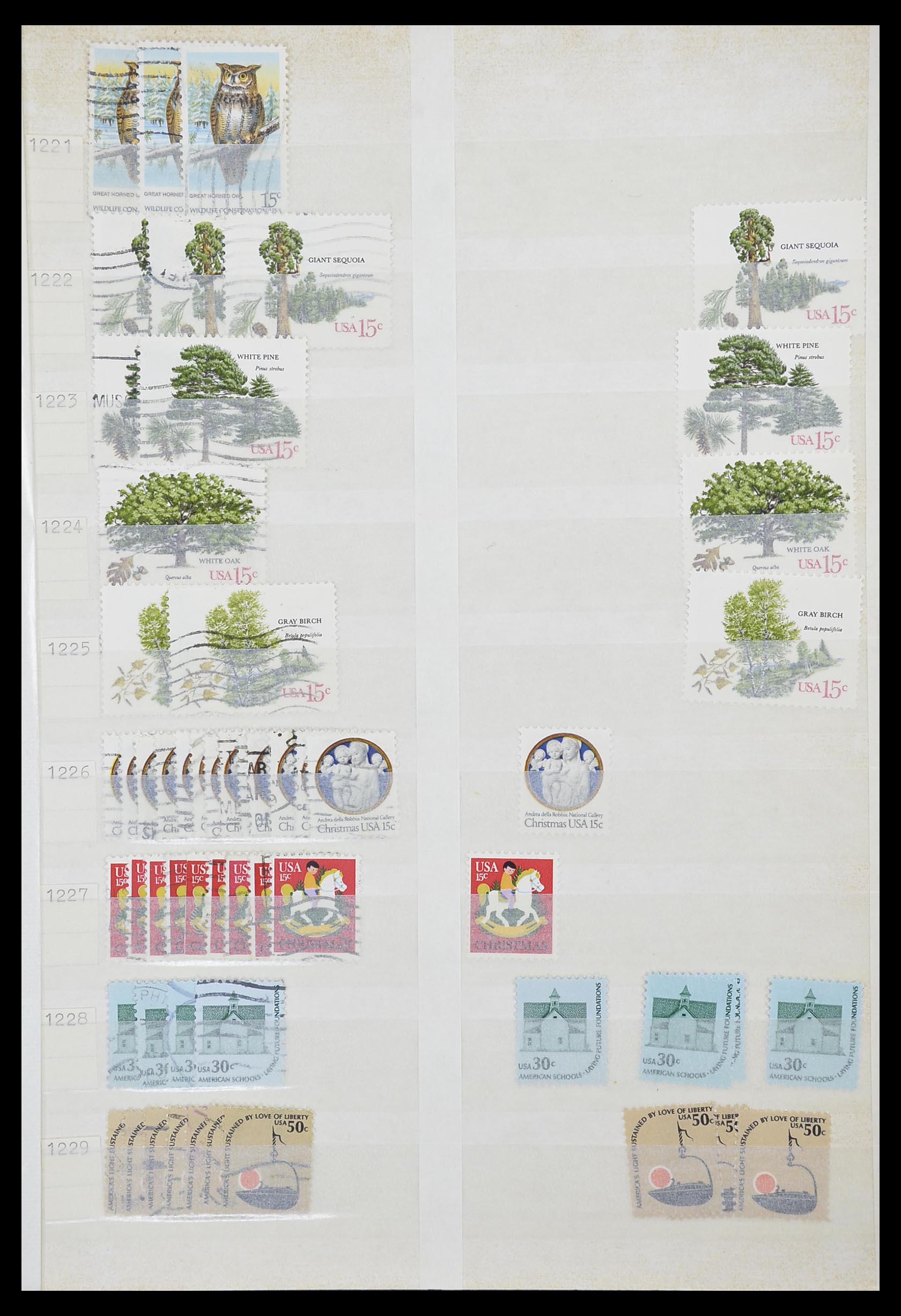33857 065 - Stamp collection 33857 USA 1959-1988.