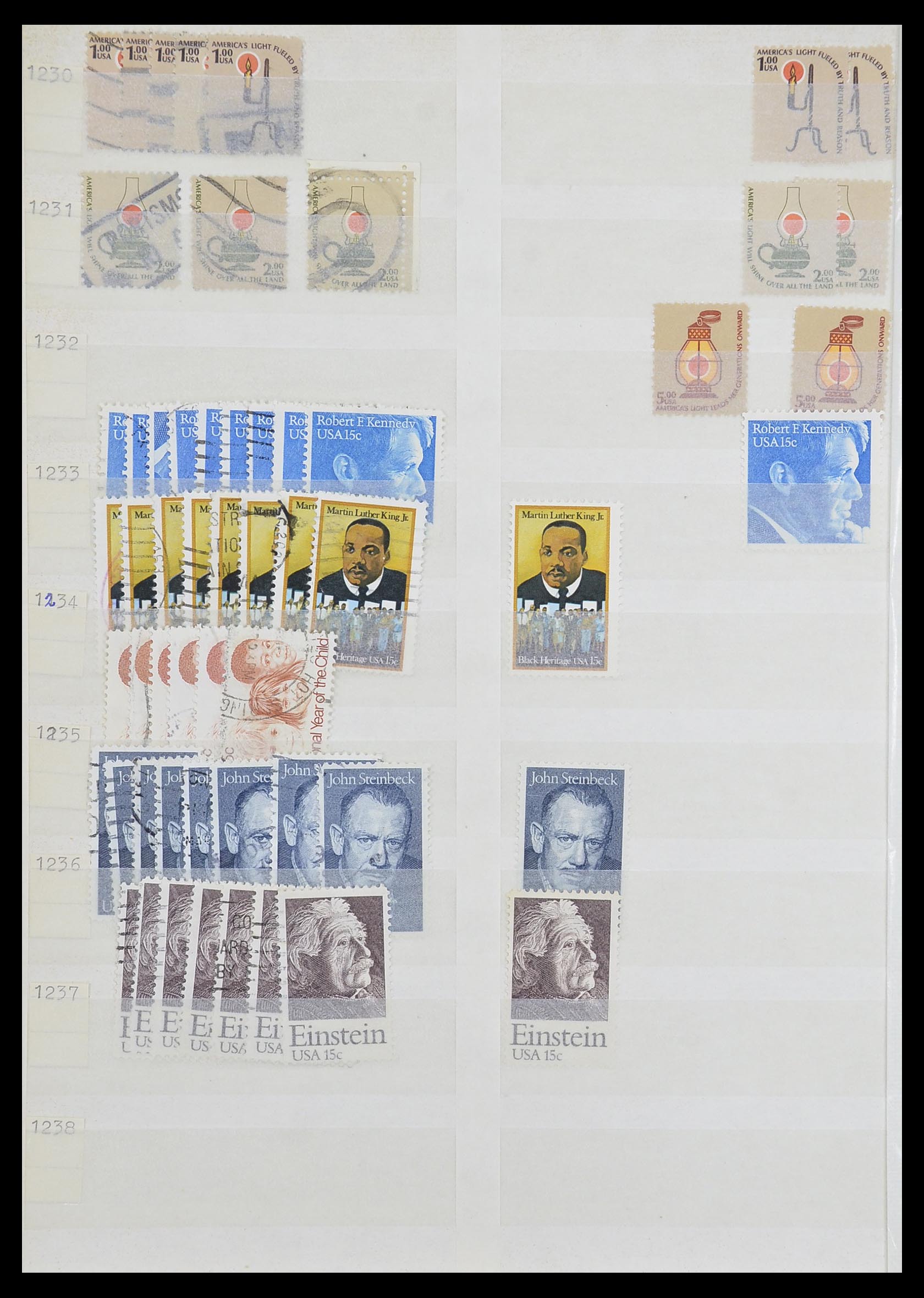 33857 066 - Stamp collection 33857 USA 1959-1988.