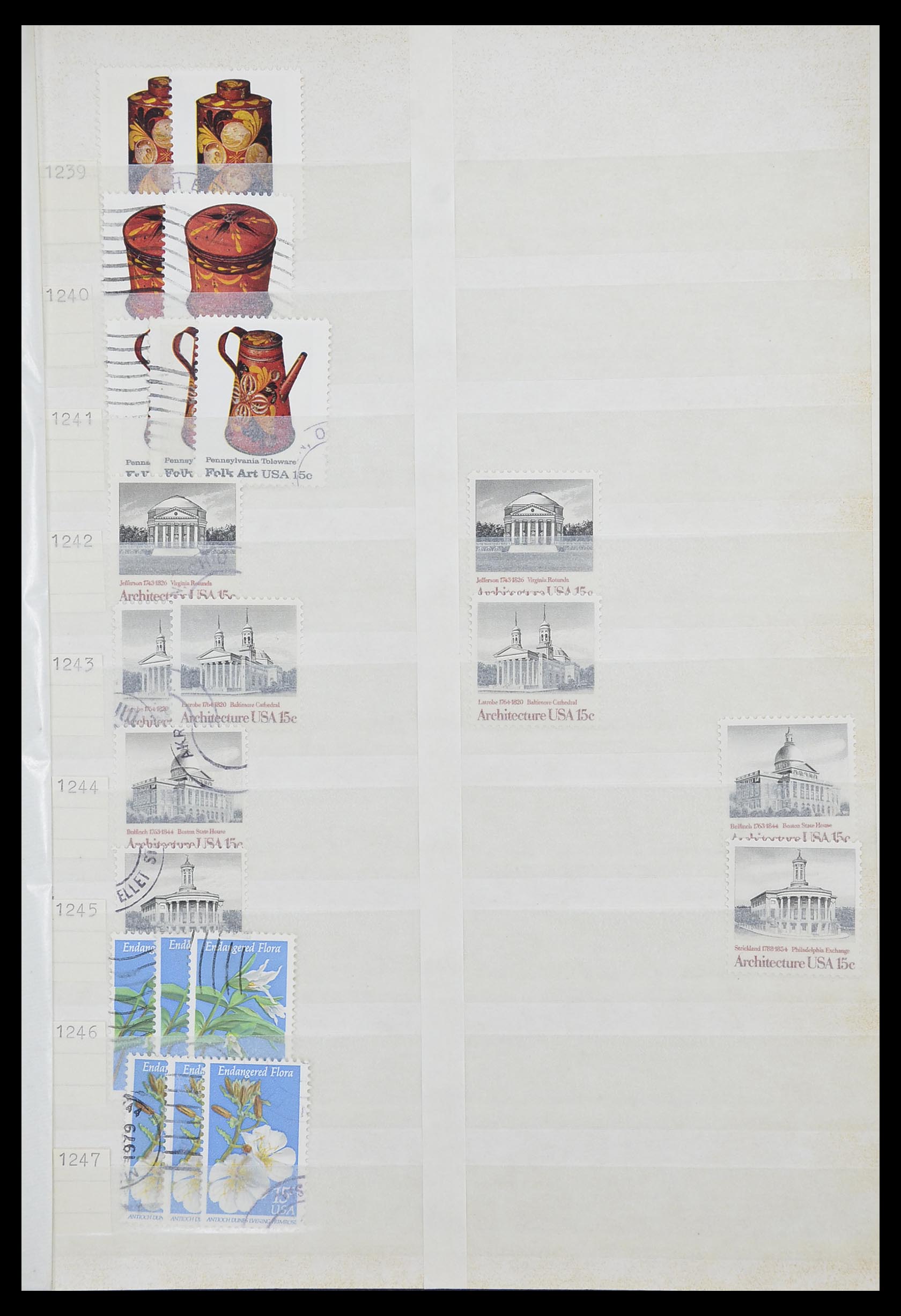 33857 067 - Stamp collection 33857 USA 1959-1988.