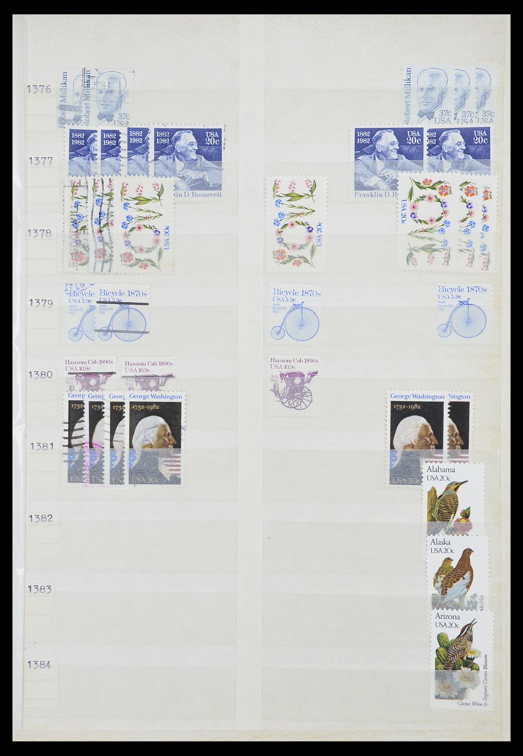 33857 083 - Stamp collection 33857 USA 1959-1988.