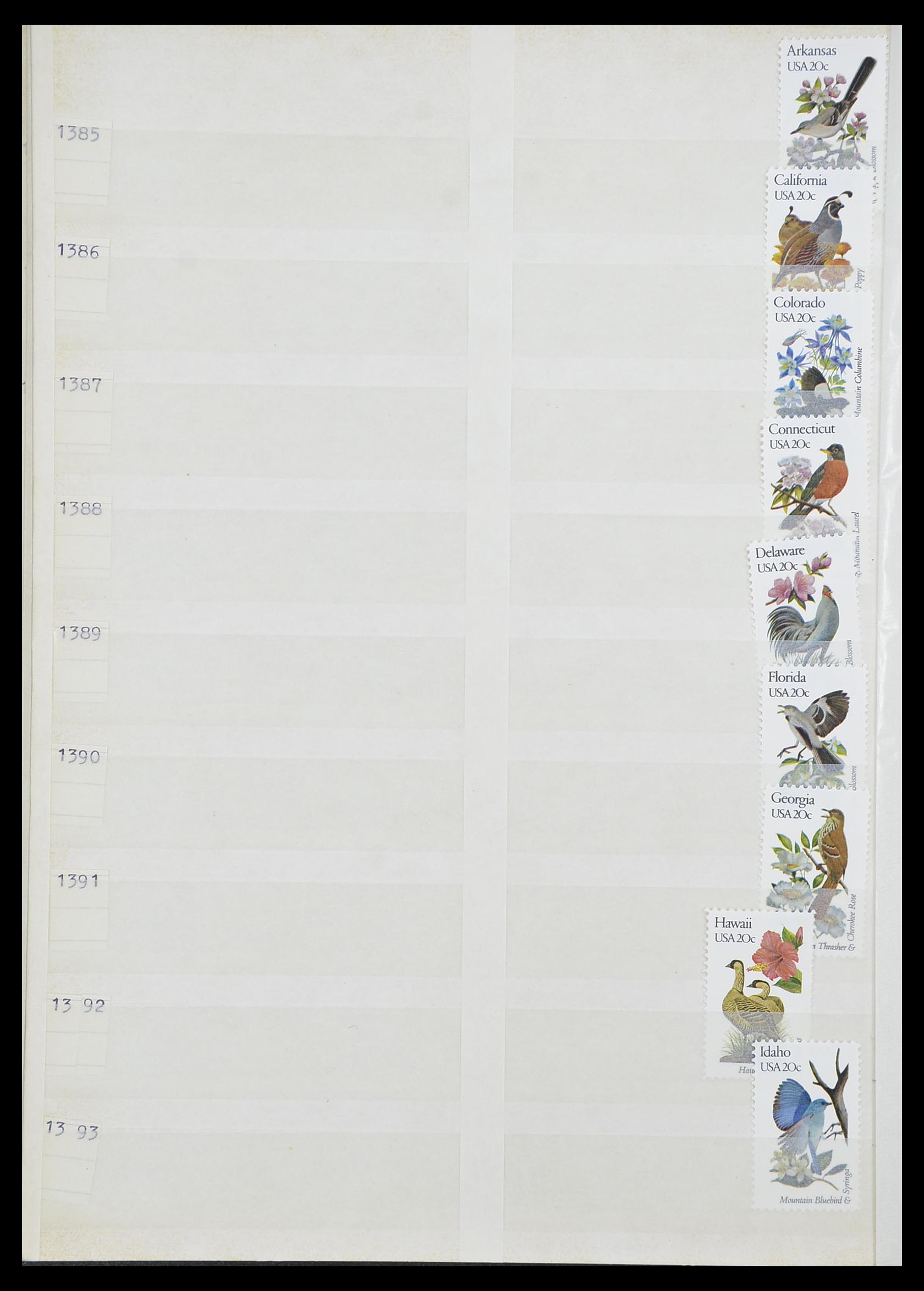 33857 084 - Stamp collection 33857 USA 1959-1988.