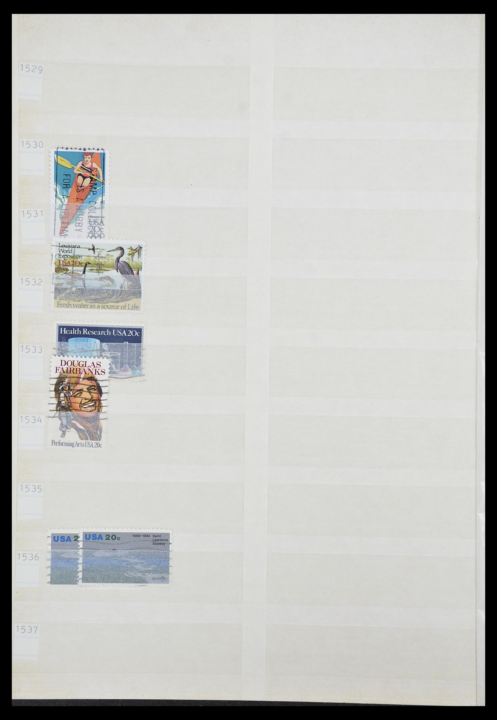 33857 100 - Stamp collection 33857 USA 1959-1988.