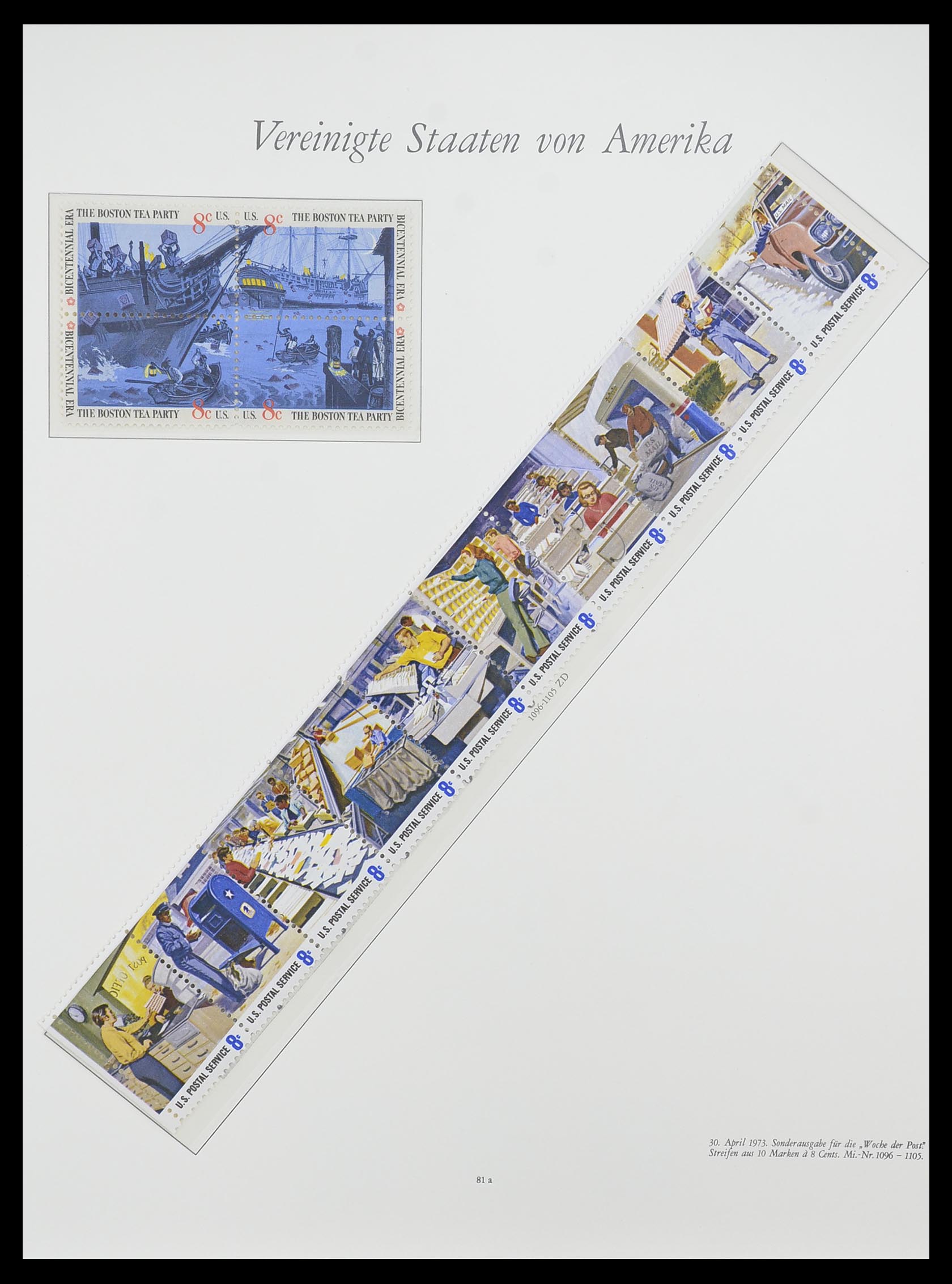 33857 124 - Stamp collection 33857 USA 1959-1988.
