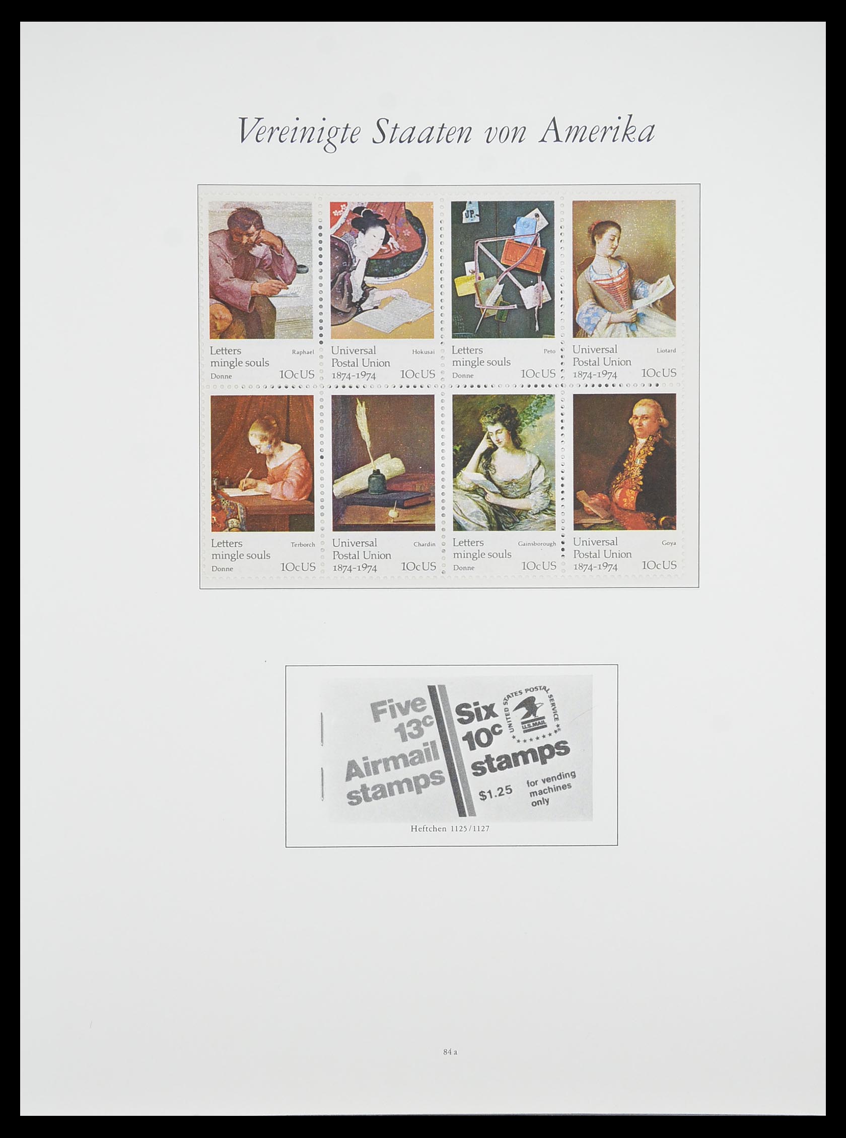 33857 128 - Stamp collection 33857 USA 1959-1988.