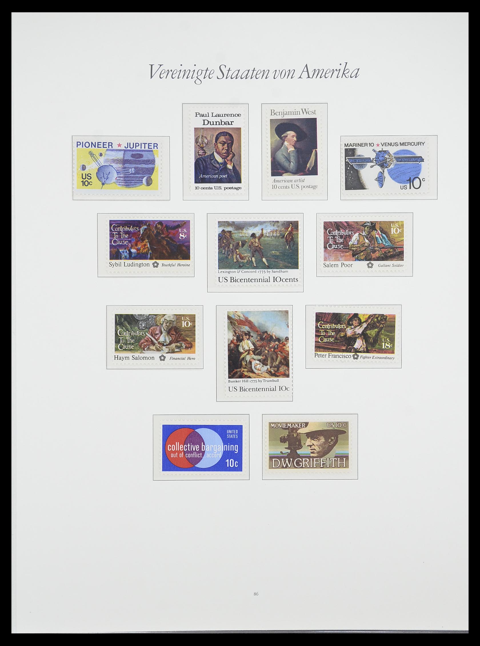 33857 131 - Stamp collection 33857 USA 1959-1988.