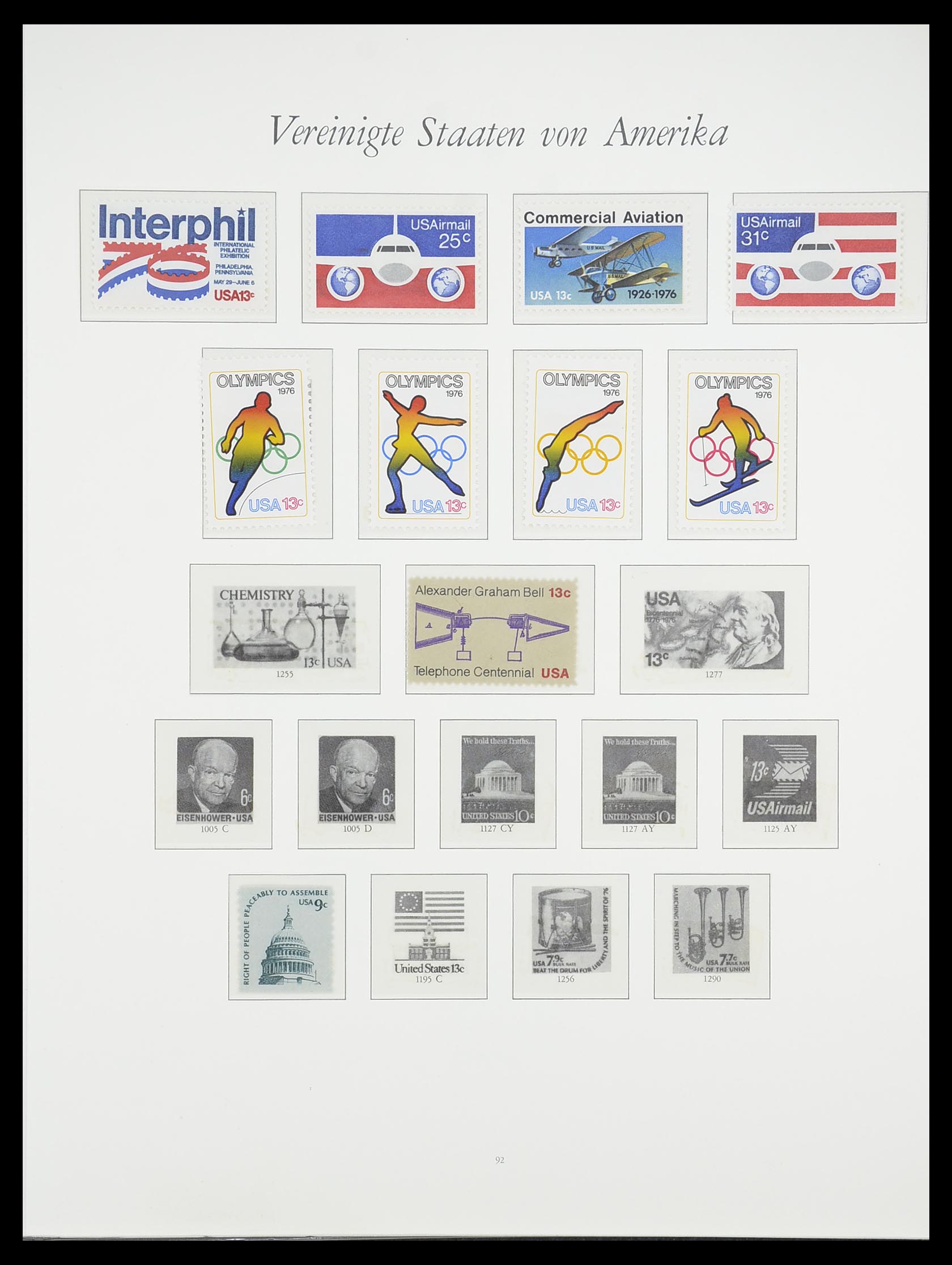 33857 137 - Stamp collection 33857 USA 1959-1988.