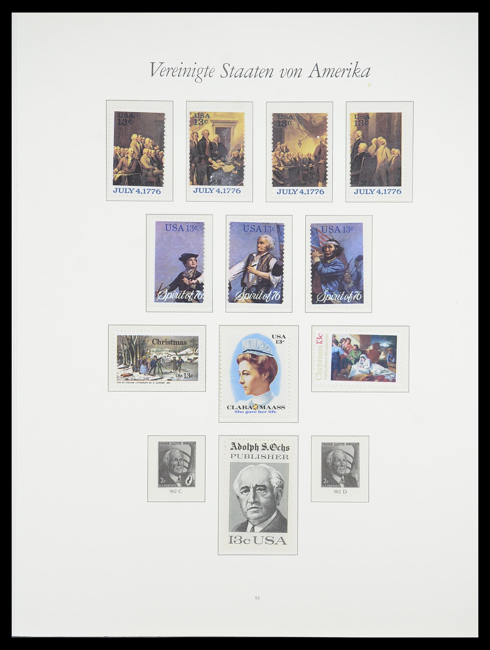 33857 138 - Stamp collection 33857 USA 1959-1988.