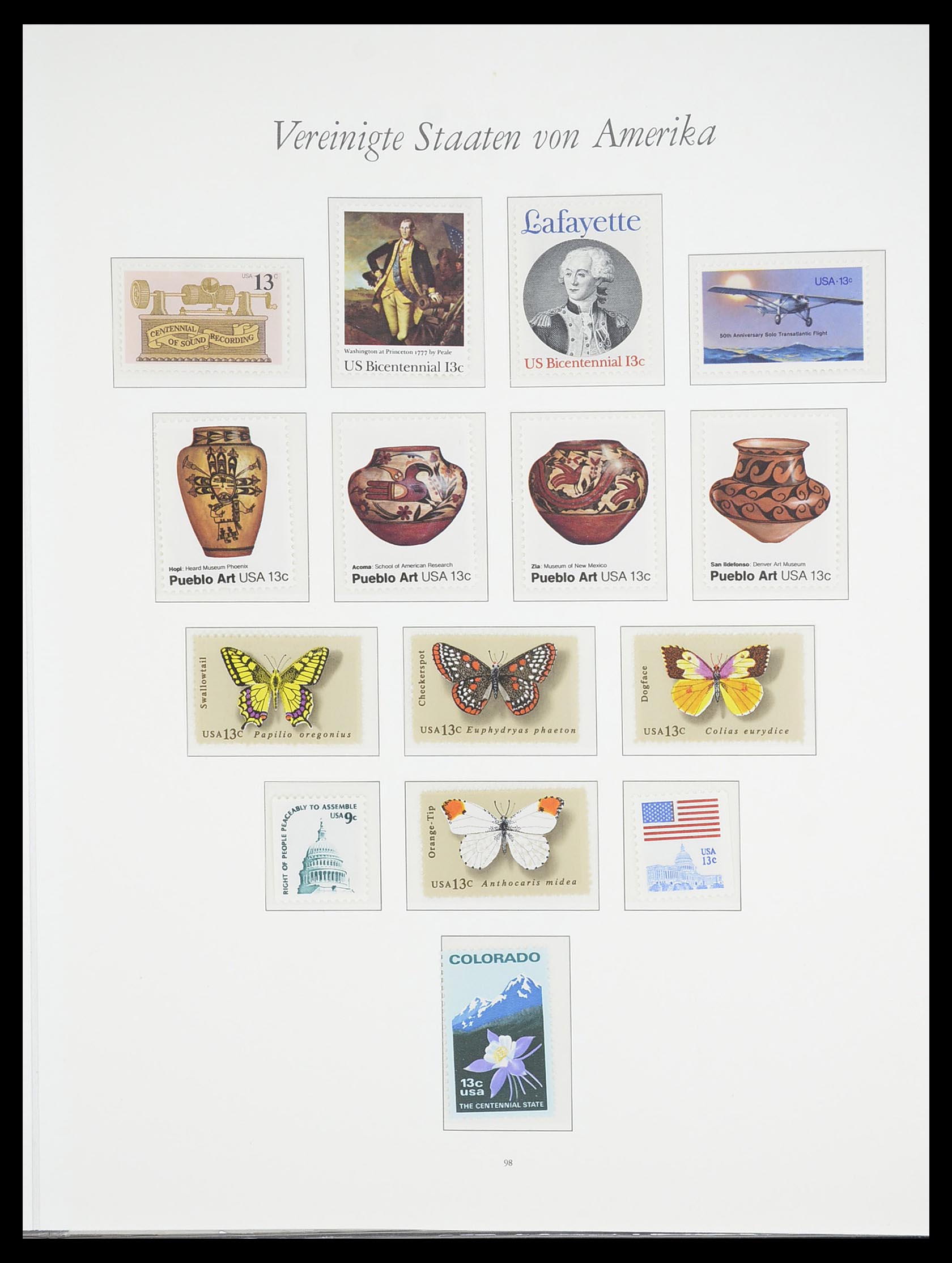 33857 141 - Stamp collection 33857 USA 1959-1988.