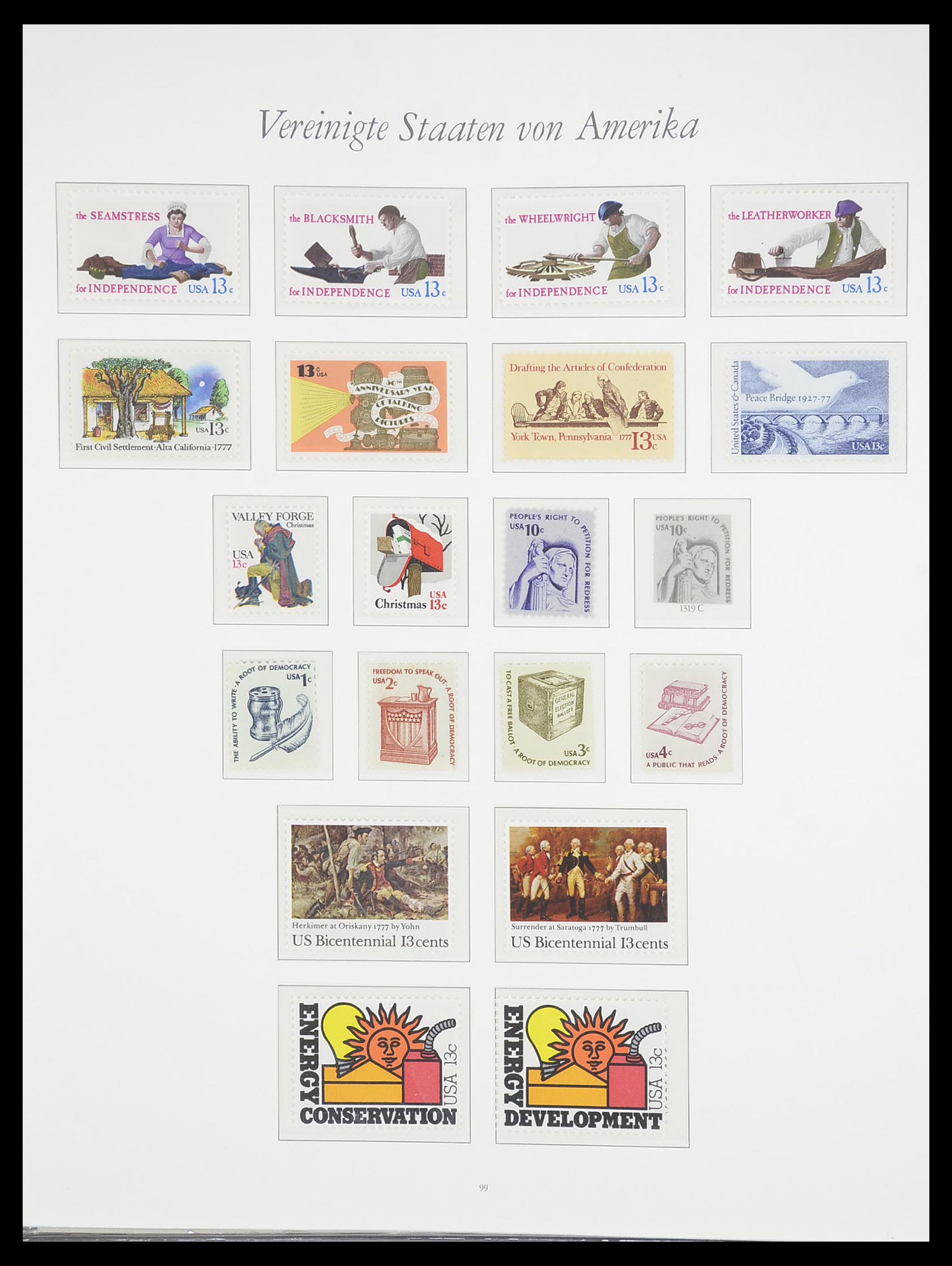 33857 143 - Stamp collection 33857 USA 1959-1988.