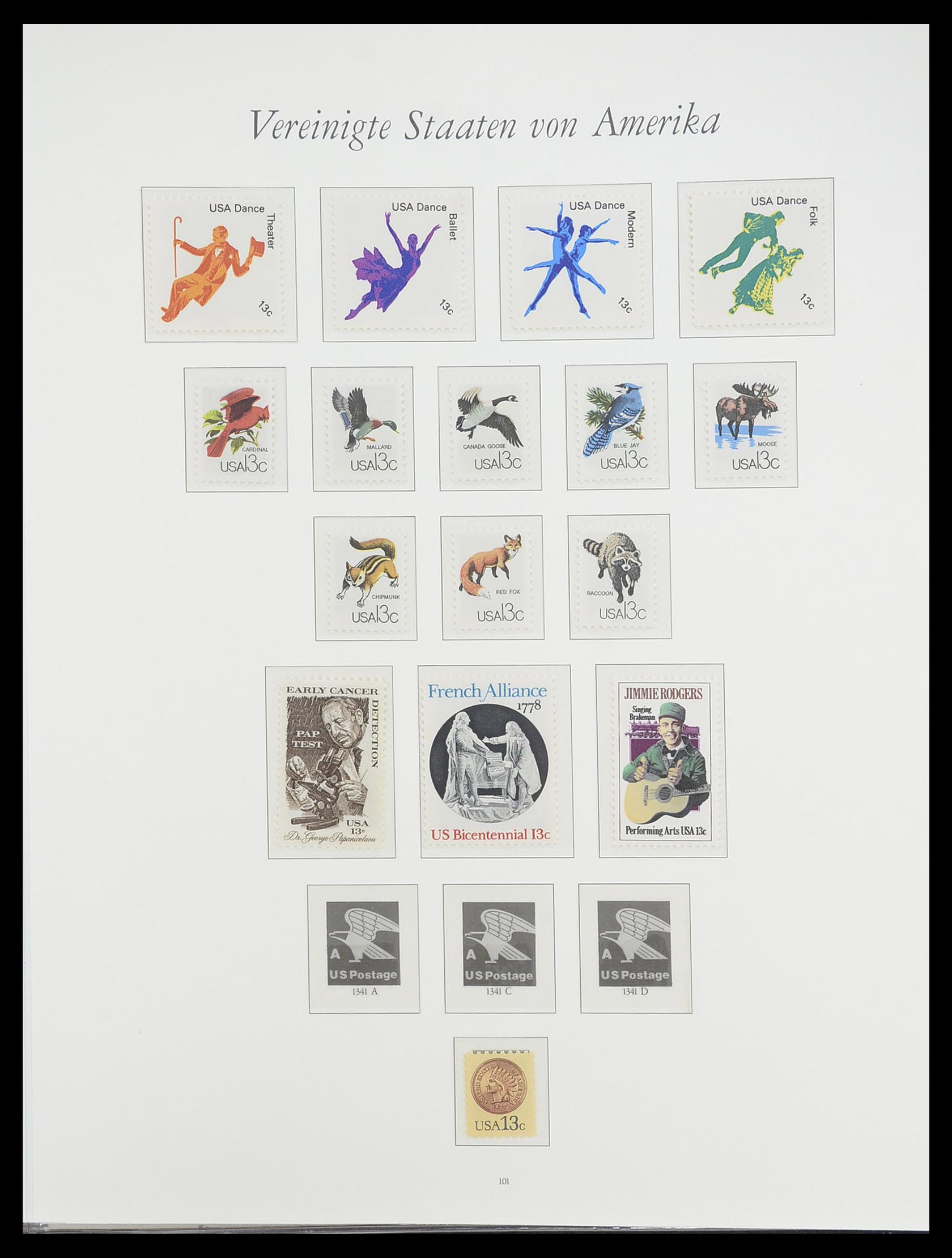 33857 146 - Stamp collection 33857 USA 1959-1988.