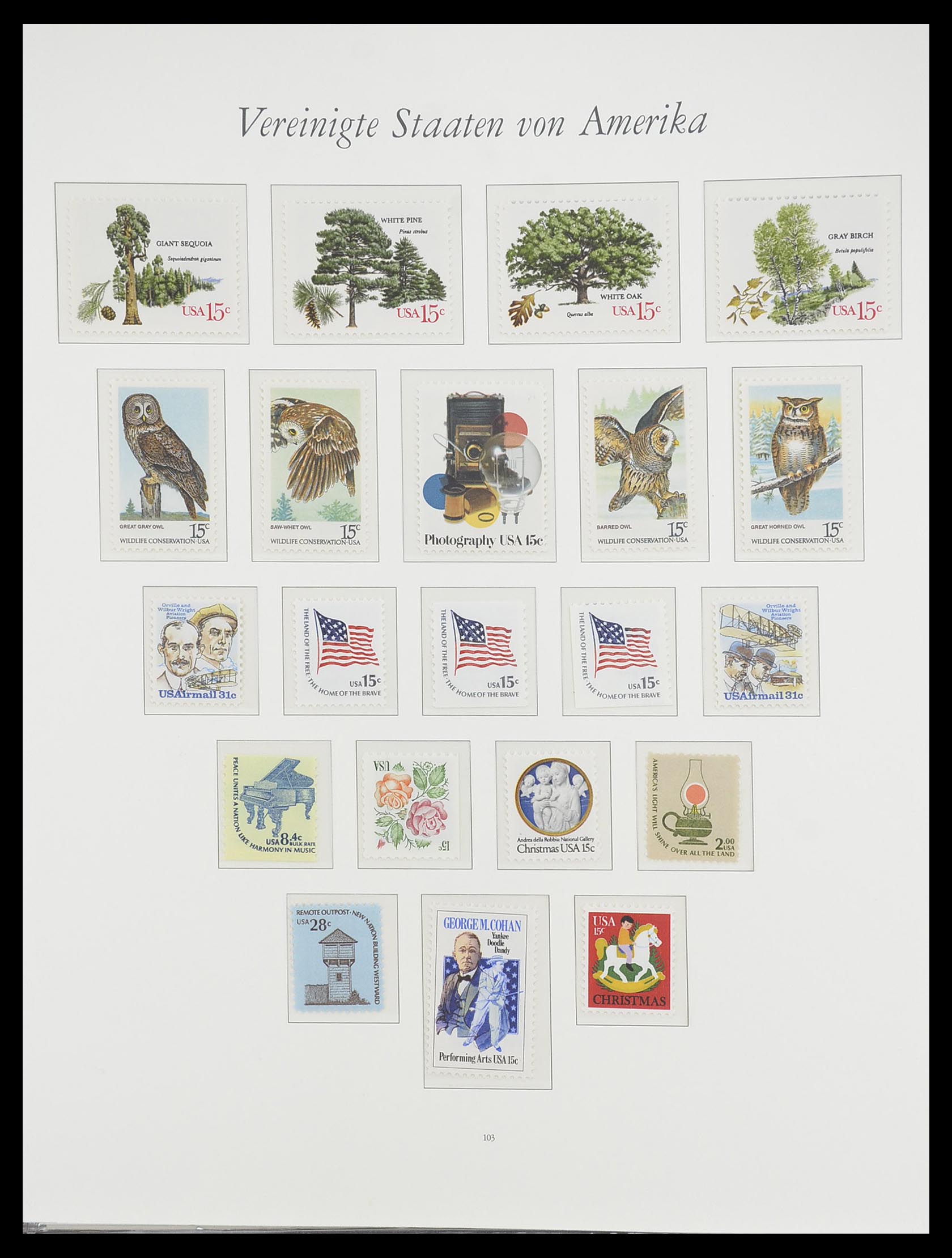 33857 148 - Stamp collection 33857 USA 1959-1988.