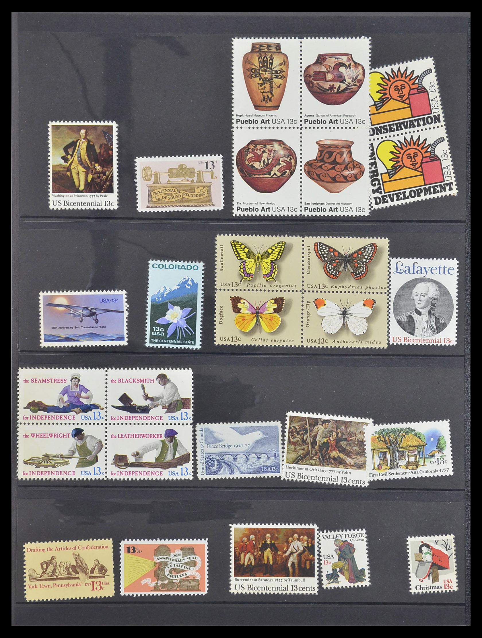 33857 162 - Stamp collection 33857 USA 1959-1988.