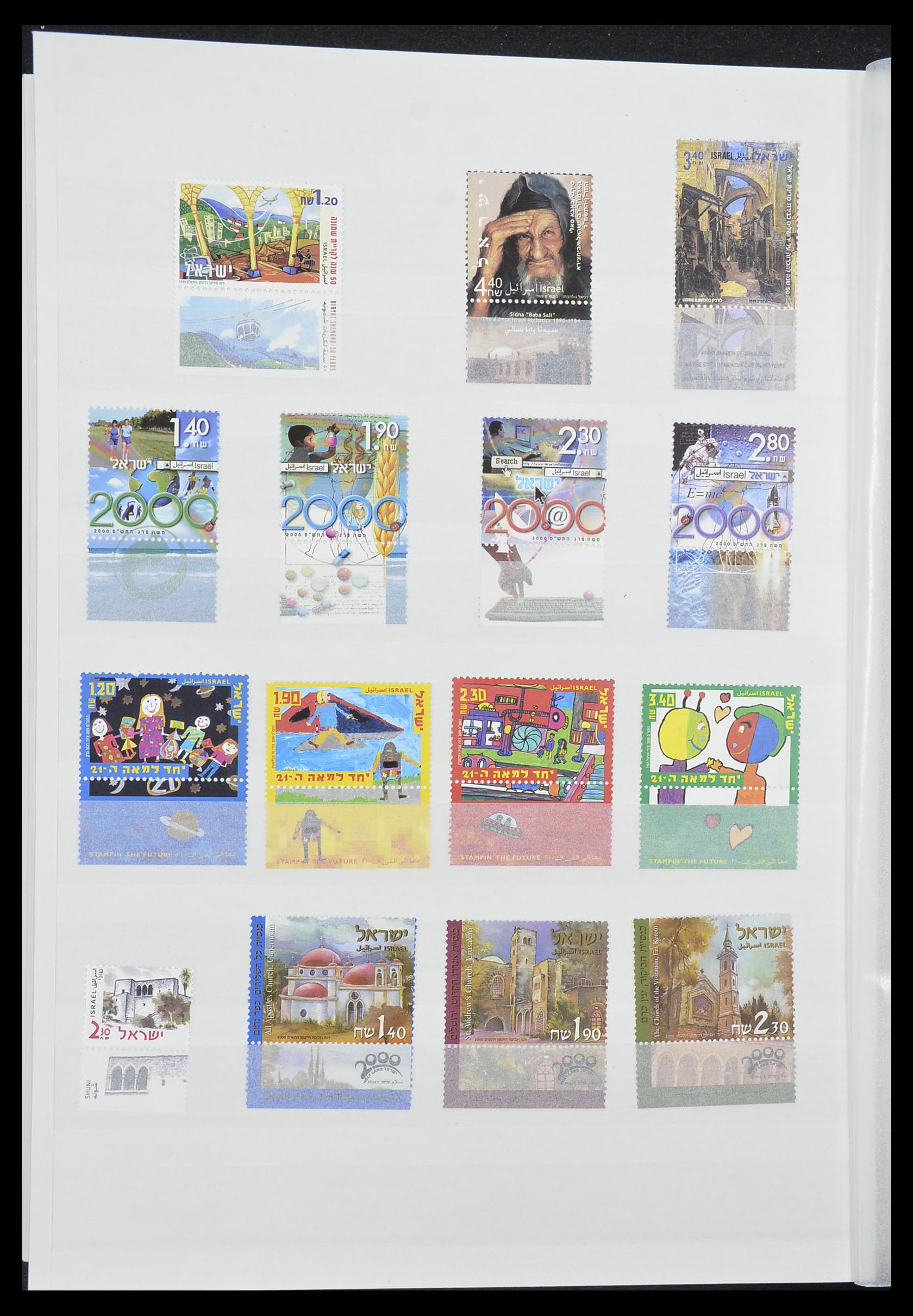 33858 040 - Postzegelverzameling 33858 Israël 1987-2015.