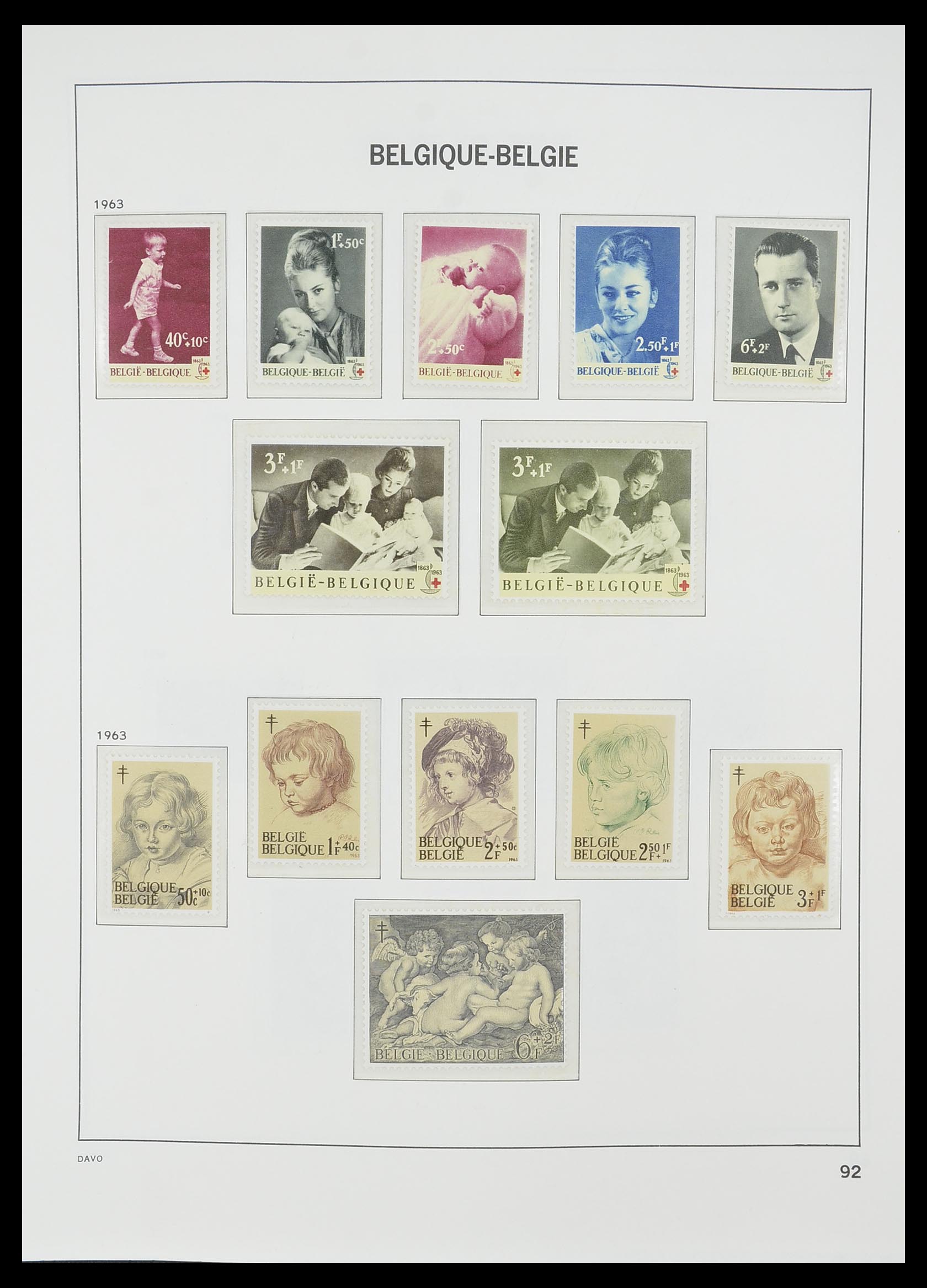 33860 003 - Postzegelverzameling 33860 België 1963-2008.