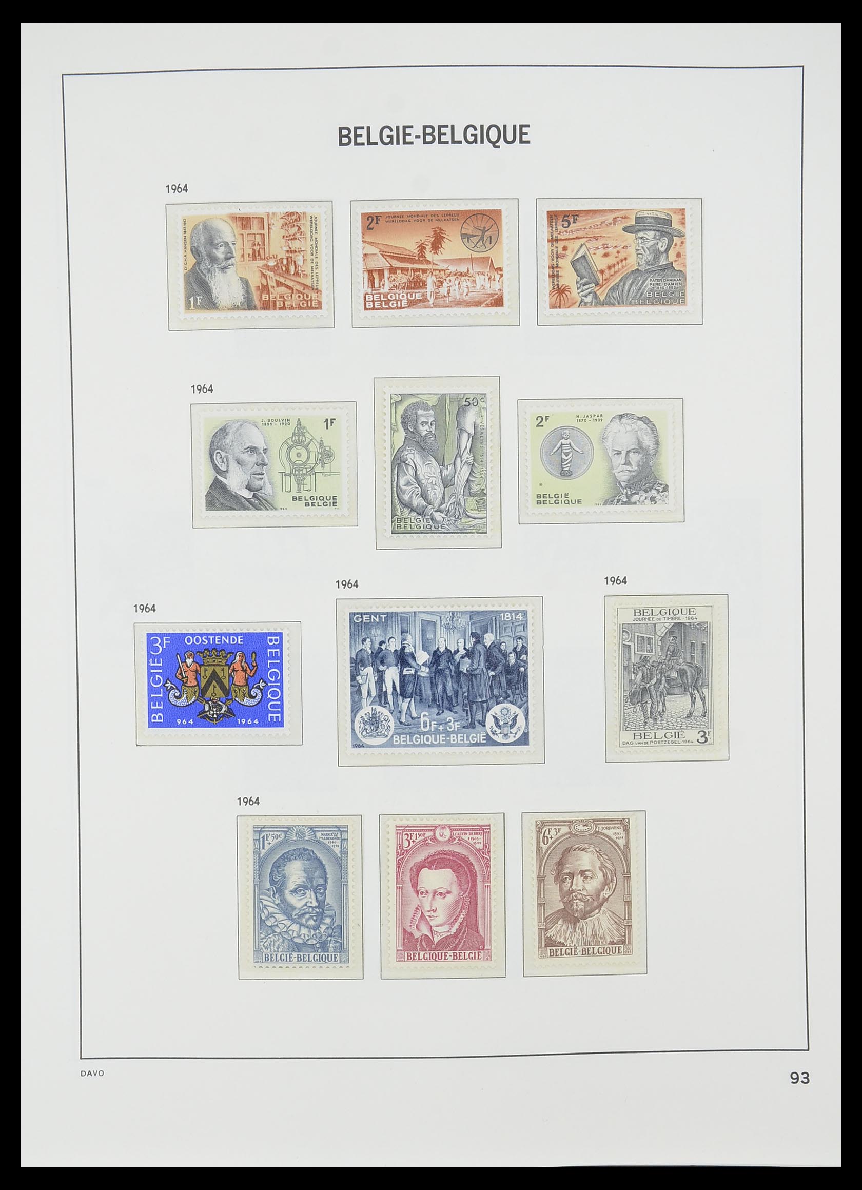 33860 004 - Postzegelverzameling 33860 België 1963-2008.