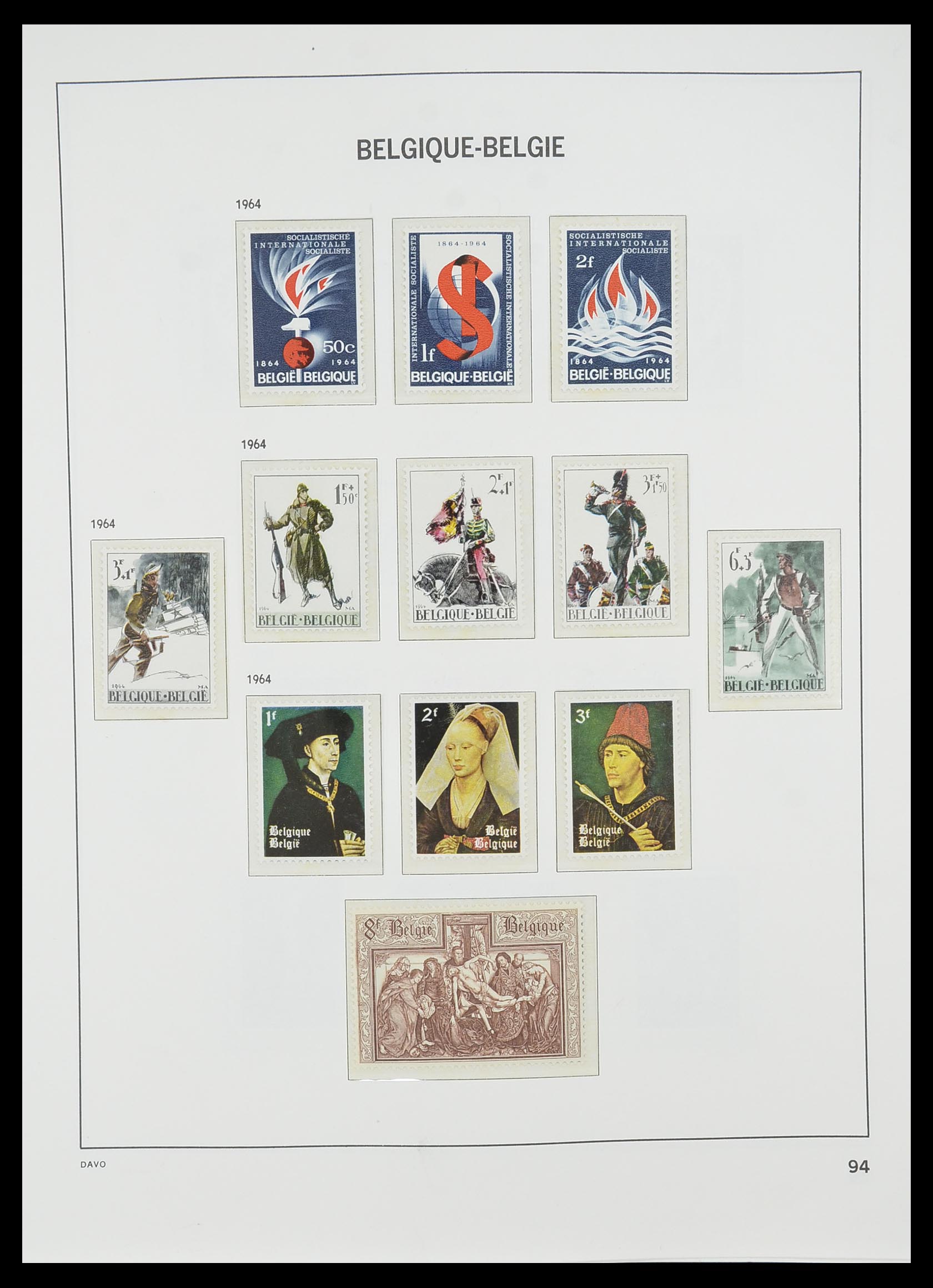 33860 005 - Stamp collection 33860 Belgium 1963-2008.