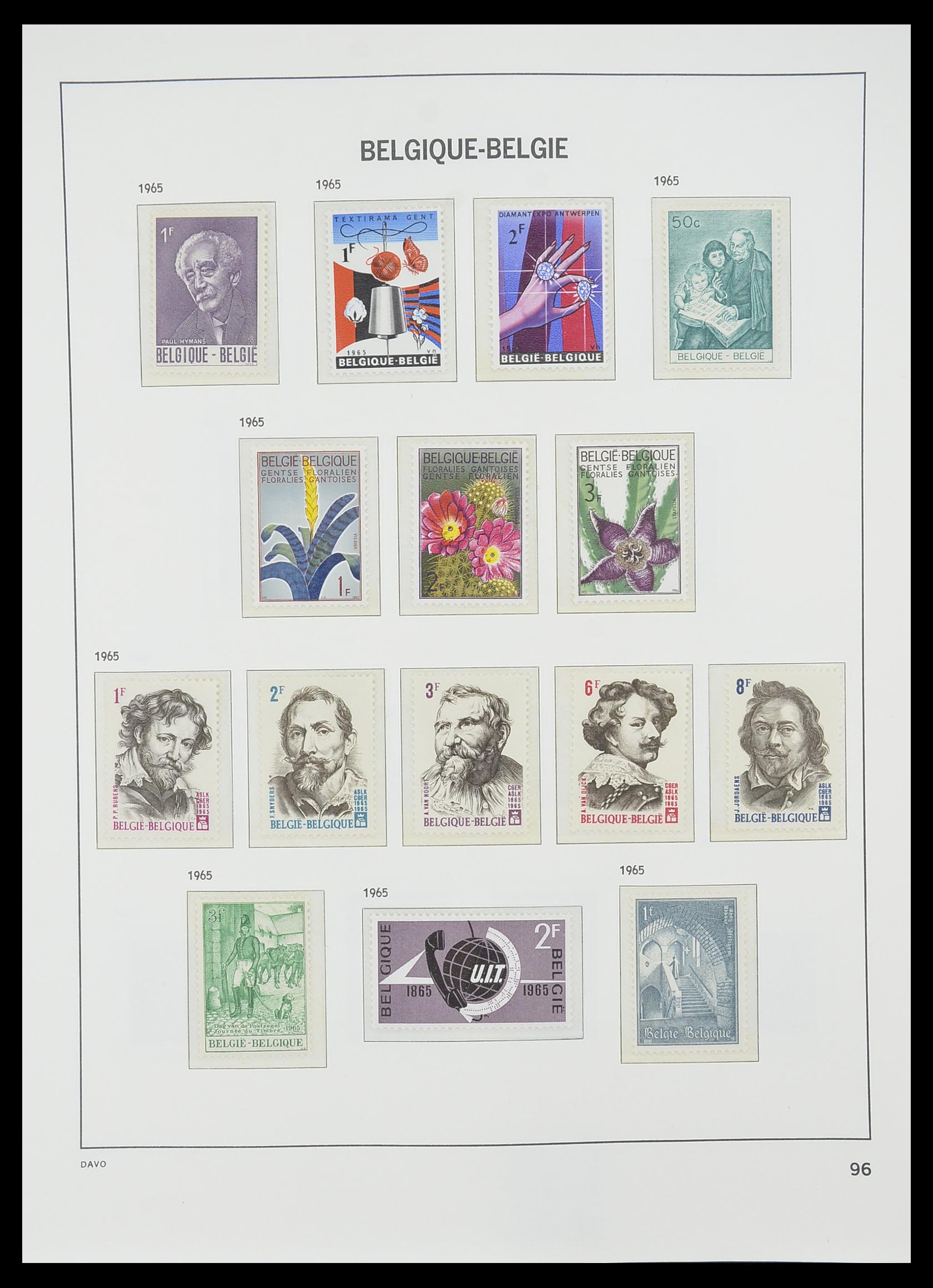 33860 007 - Postzegelverzameling 33860 België 1963-2008.